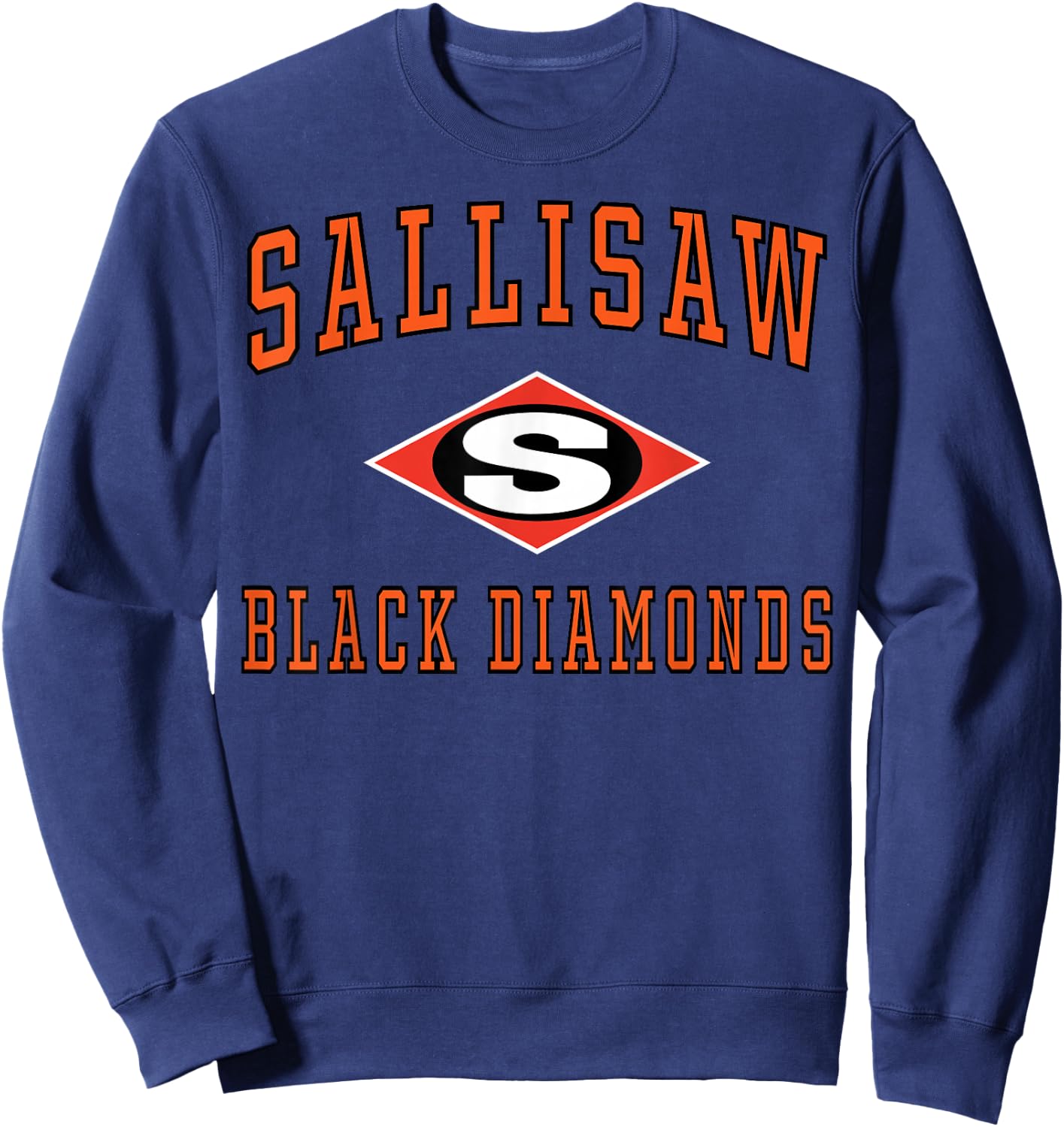 Sallisaw High School Black Diamonds C1 Sweatshirt - Sweatshirt | Navy
