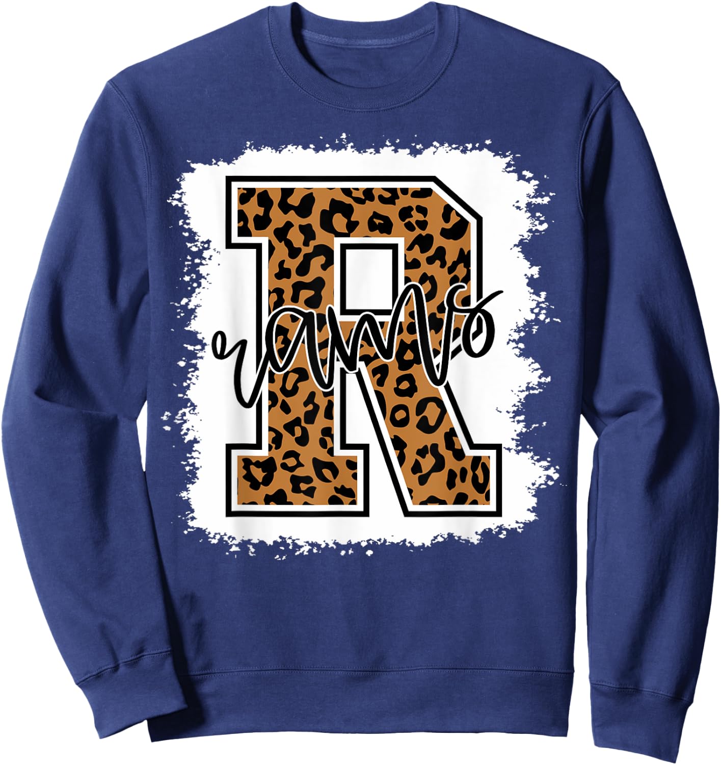 Rams School Sports Fan Team Spirit Mascot Gift Sweatshirt - Sweatshirt | Navy