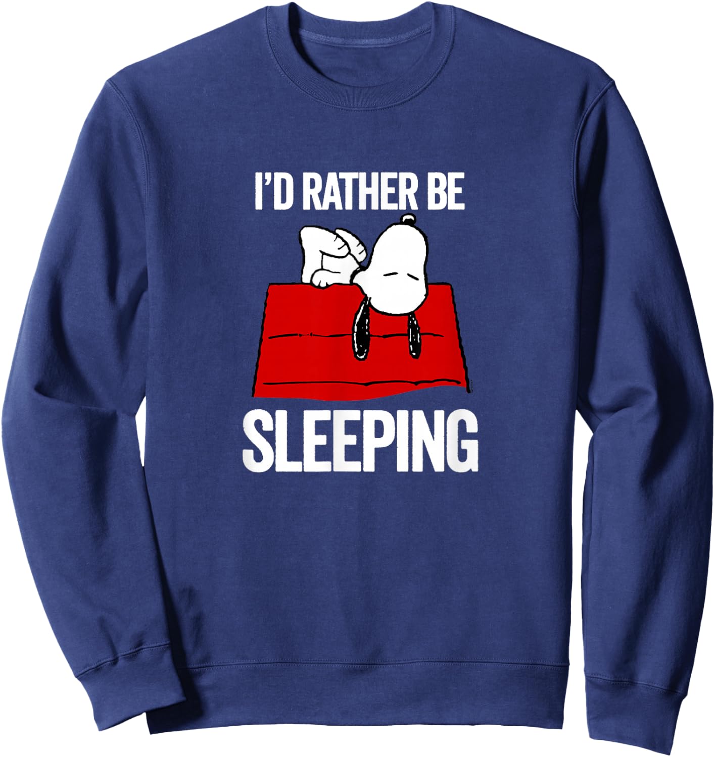 Peanuts - Snoopy Still Sleeping Sweatshirt - Sweatshirt | Navy