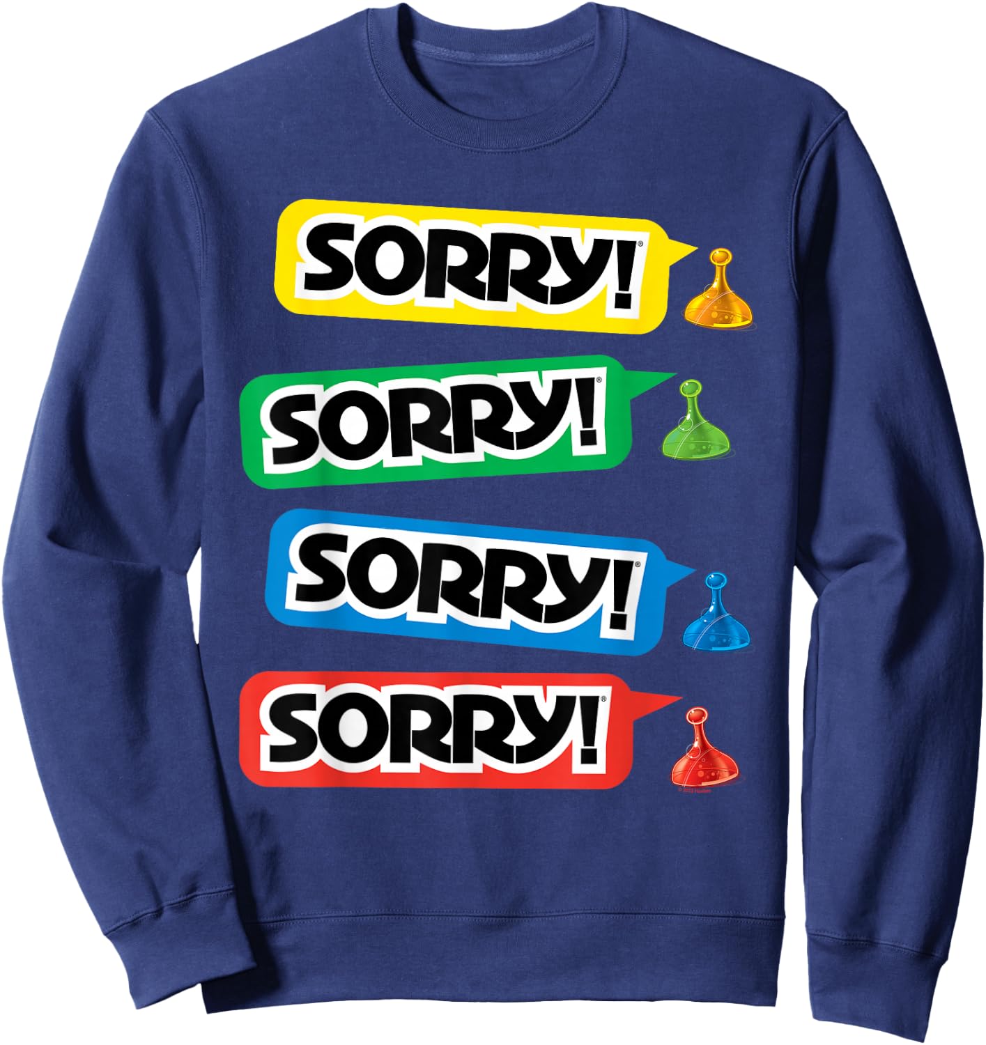Sorry Sorry! Sorry! Sorry! Sweatshirt - Sweatshirt | Navy