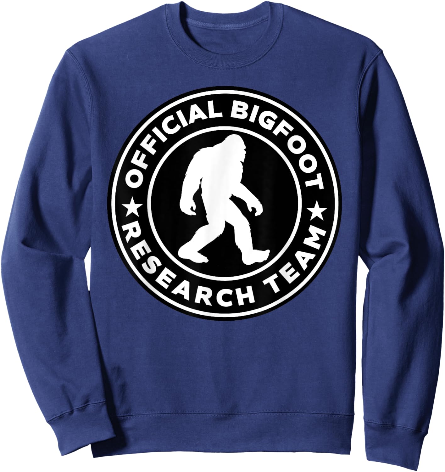 Miftees Halloween Official Bigfoot Research Team Sweatshirt - Sweatshirt | Navy