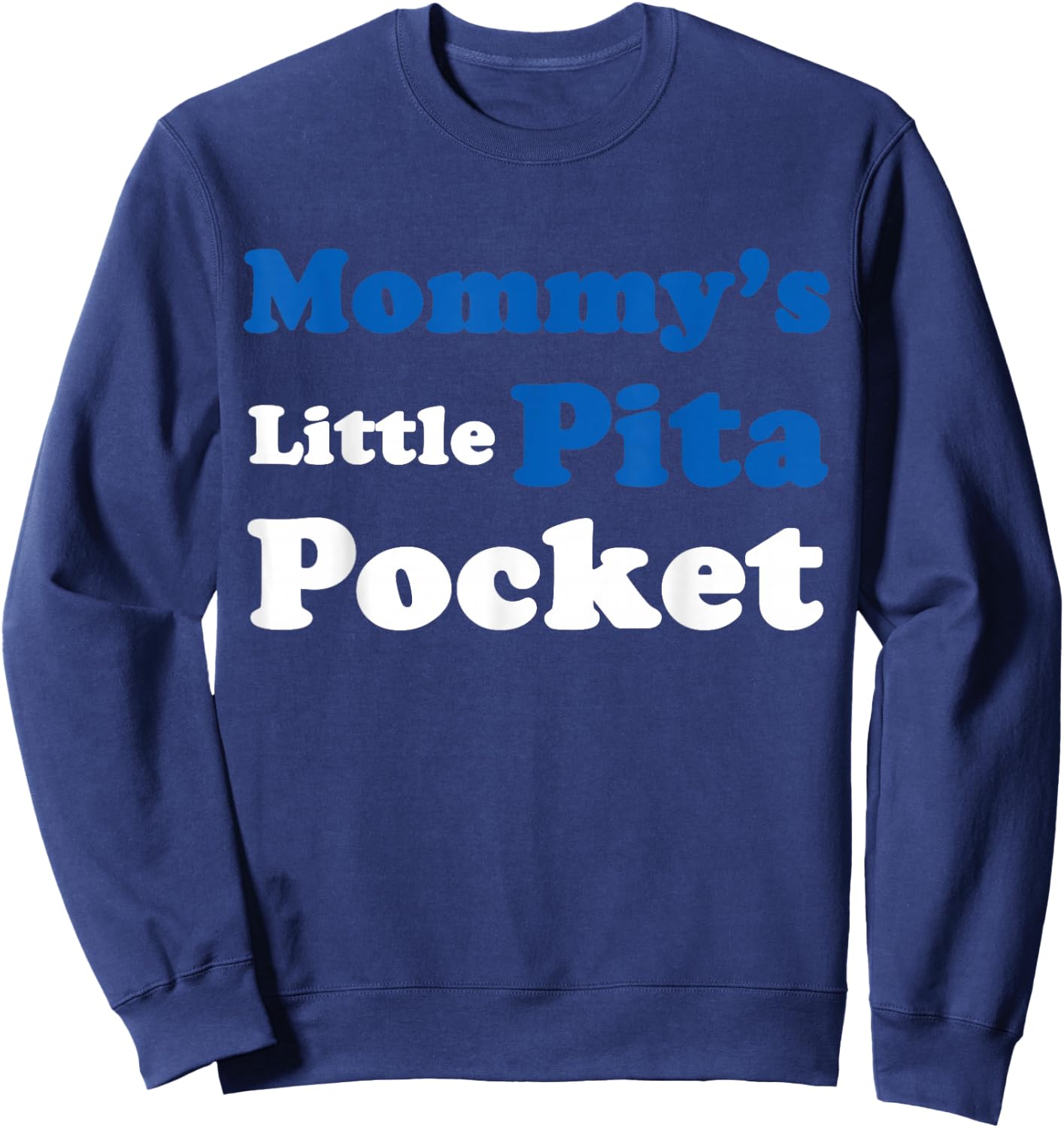 Mommy's Little Pita Pocket Greece Sweatshirt - Sweatshirt | Navy