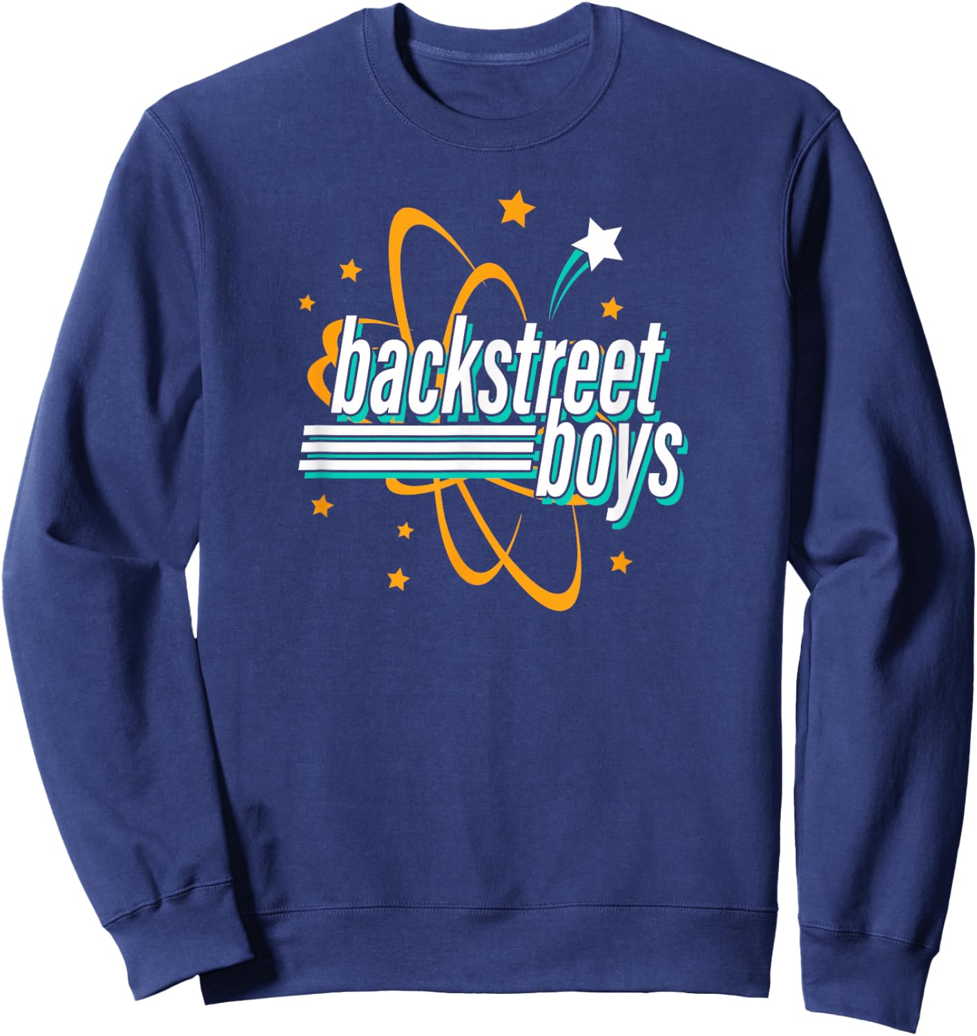 Backstreet Boys – Nuclear Star Logo Sweatshirt - Sweatshirt | Navy