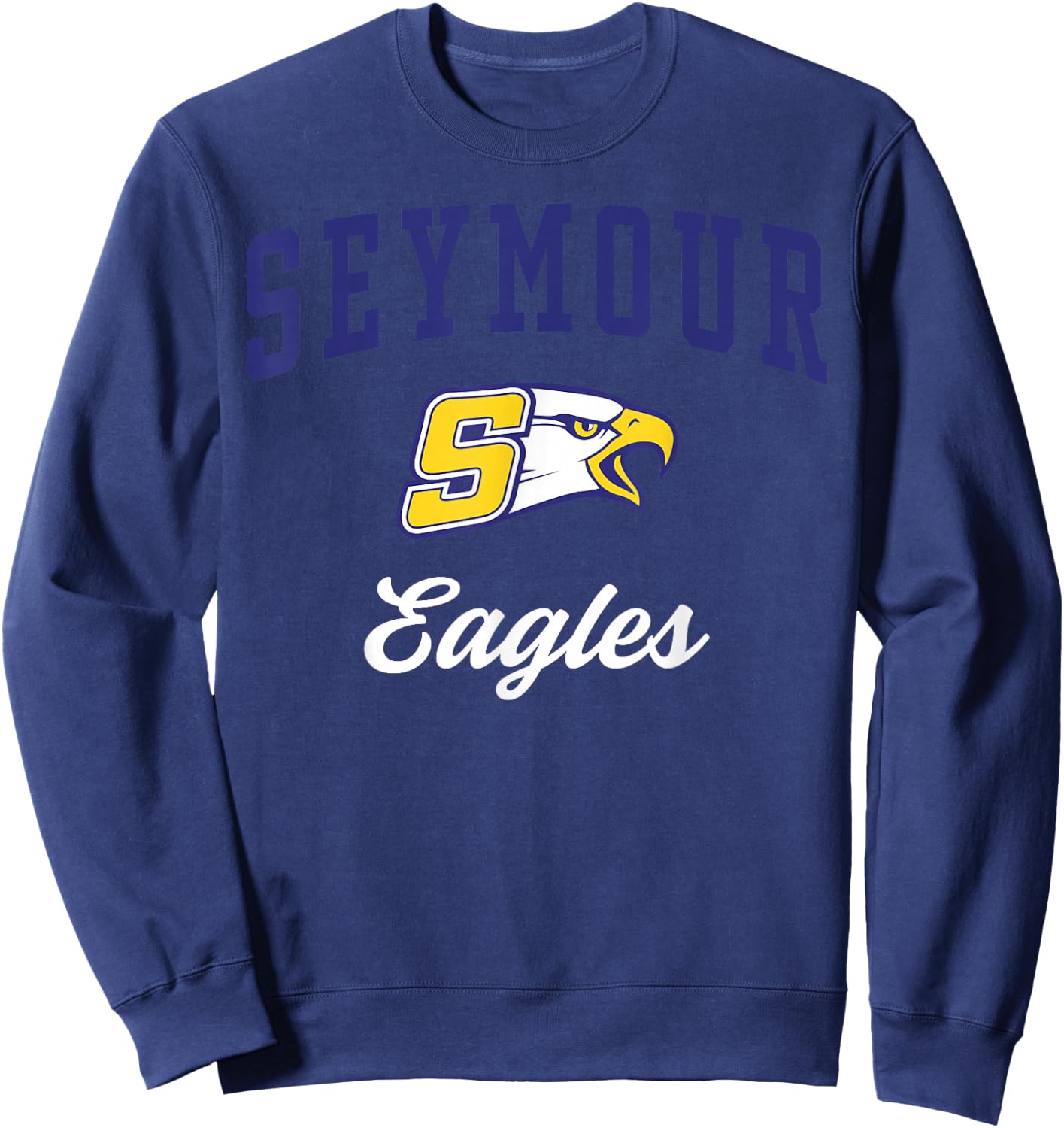 Seymour High School Eagles Sweatshirt - Sweatshirt | Navy