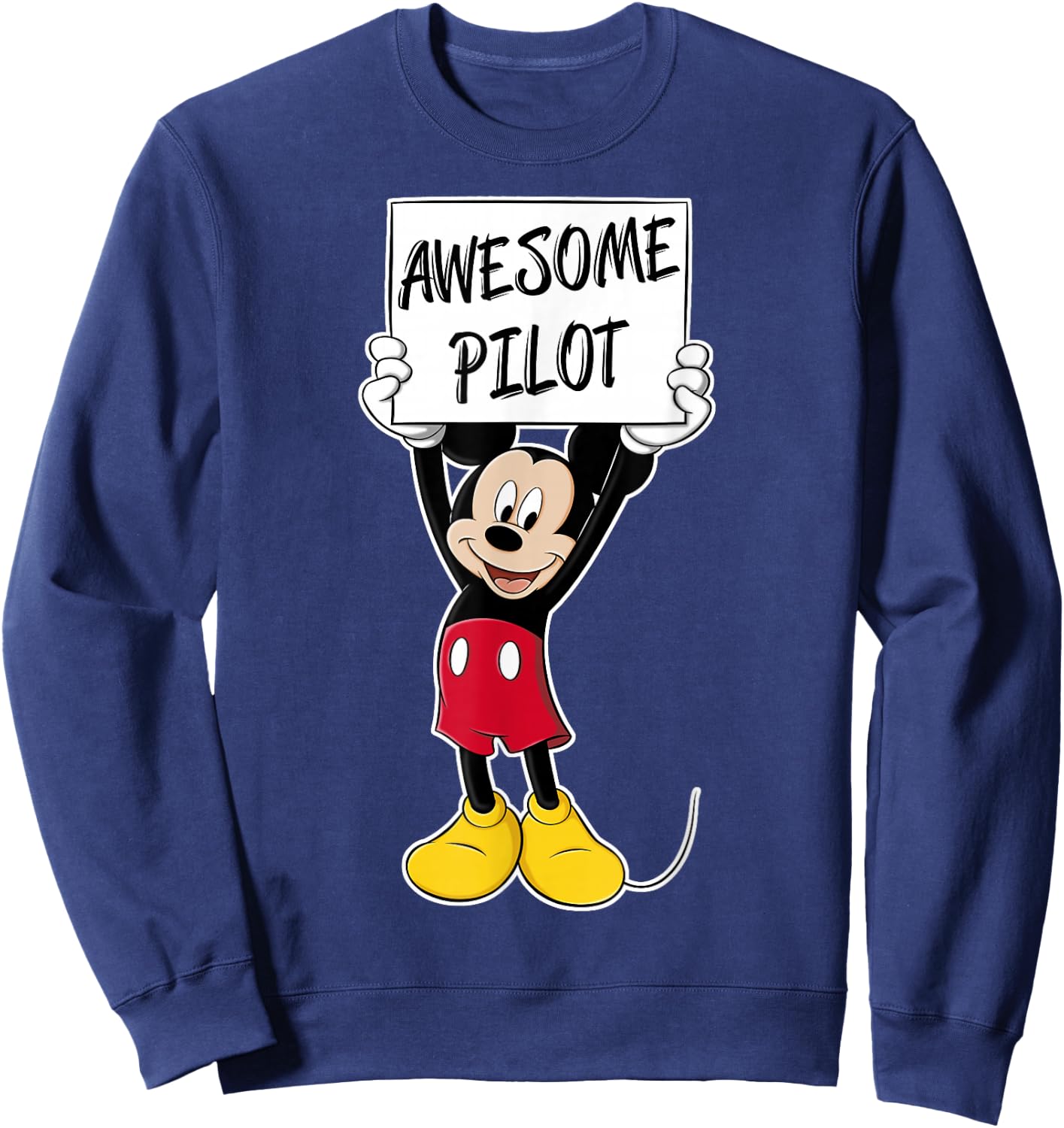 Disney Mickey Mouse Awesome Pilot Sweatshirt - Sweatshirt | Navy
