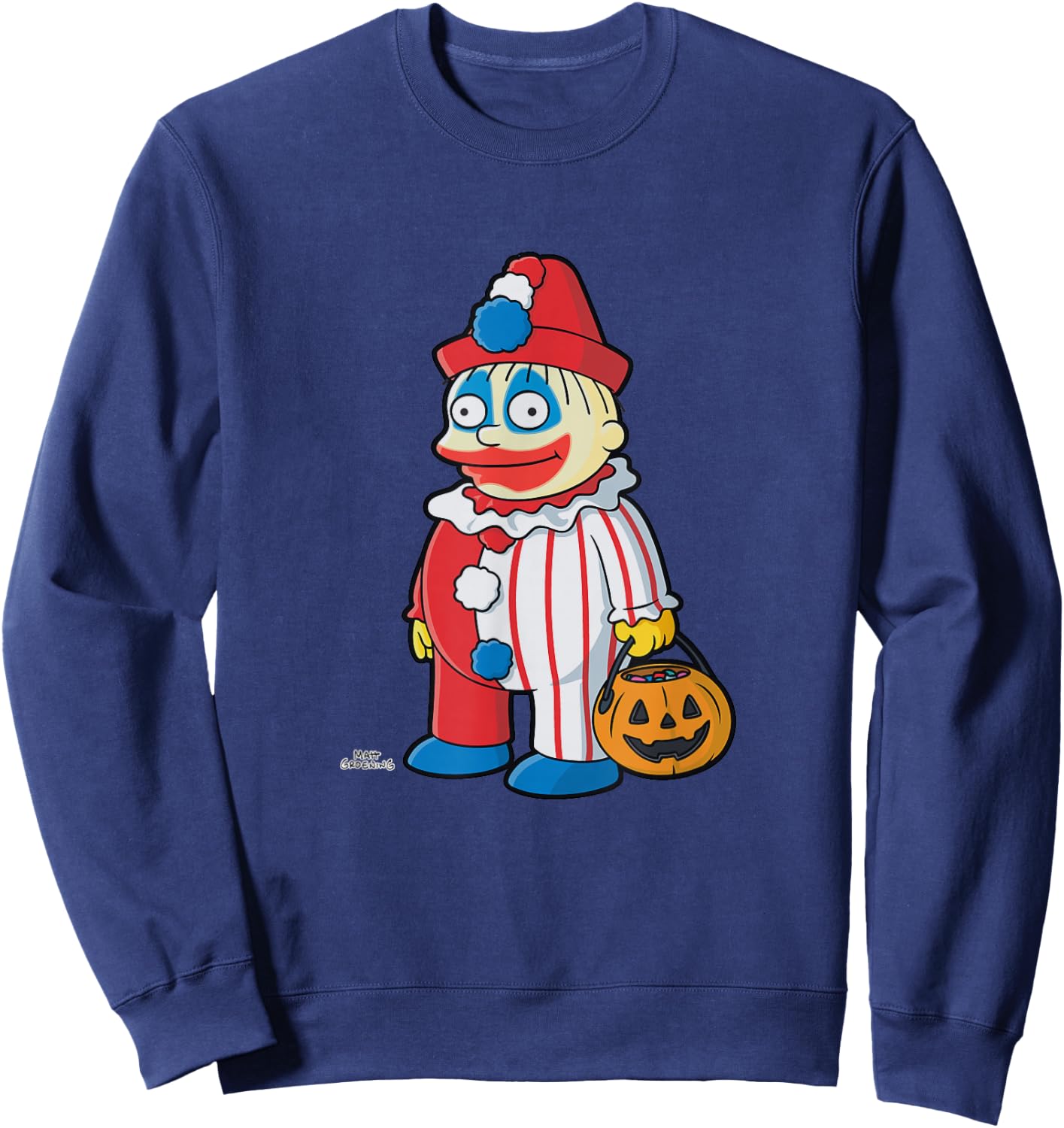 The Simpsons Ralph Clown Treehouse of Horror Halloween Sweatshirt - Sweatshirt | Navy