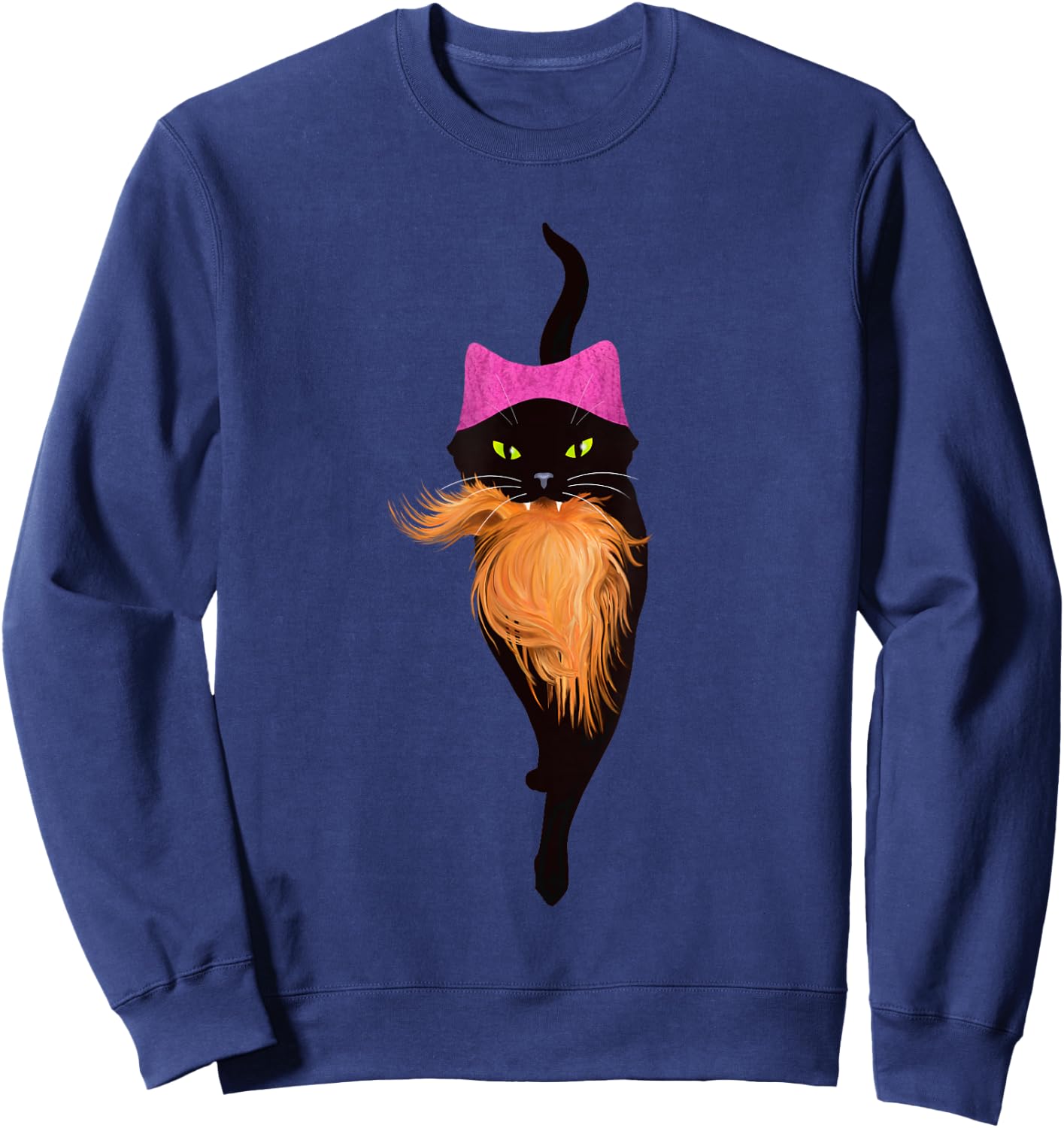 Good Pussy Cat USA Pink Pussy hat Kitty Sweatshirt - Sweatshirt | Navy