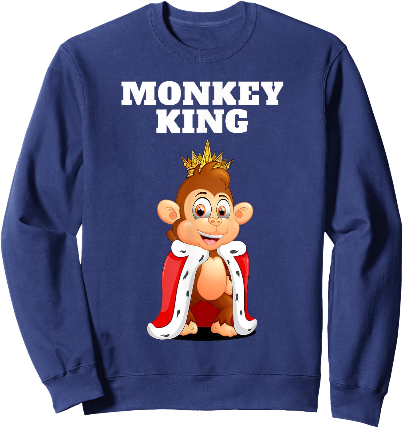 Monkey King | Boys Monkey | Monkey Sweatshirt - Sweatshirt | Navy