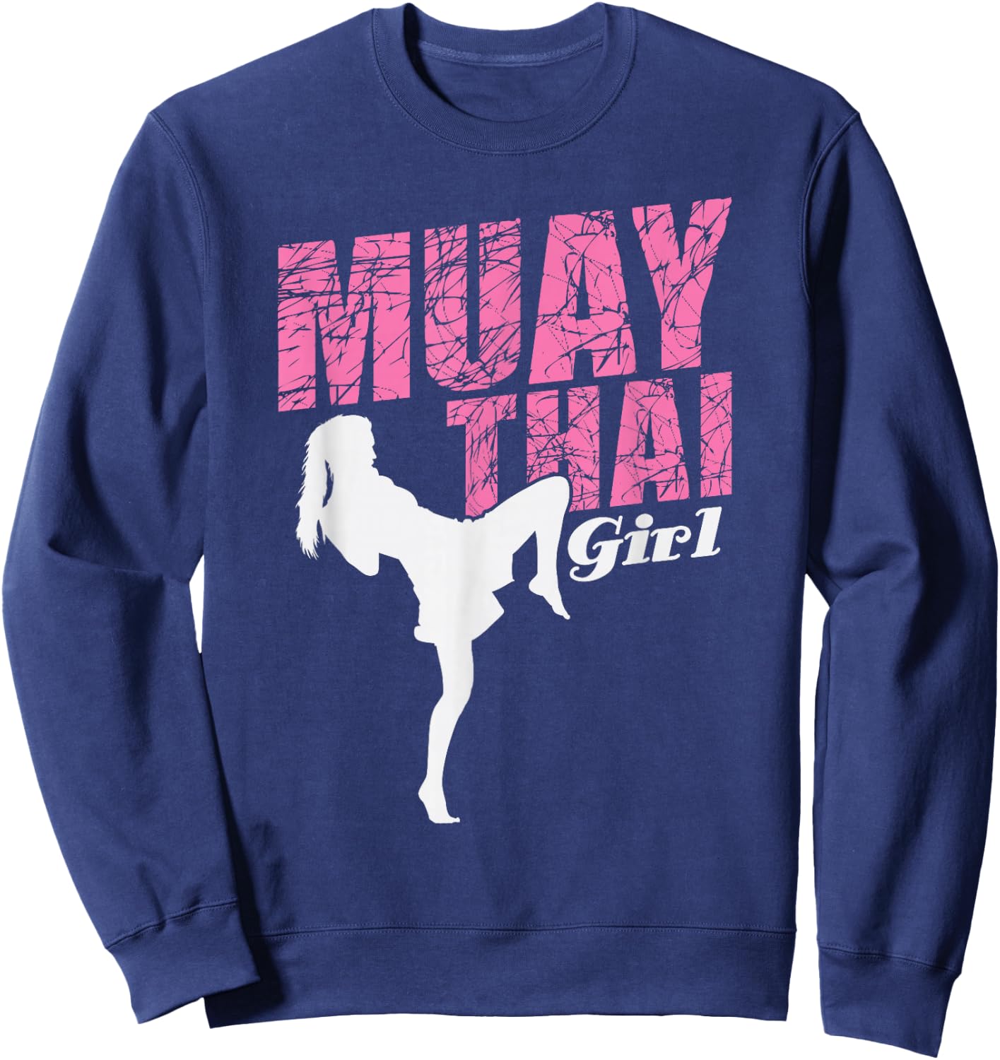 Muay Thai Girl Sweatshirt - Sweatshirt | Navy