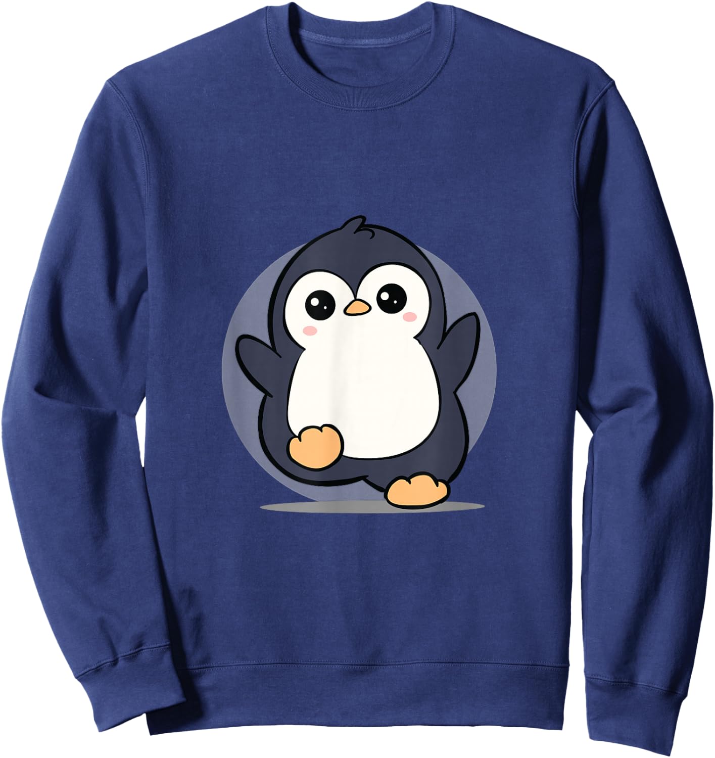 Chibi Penguin Zookeeper kawaii Animal Anime Lover Sweatshirt - Sweatshirt | Navy