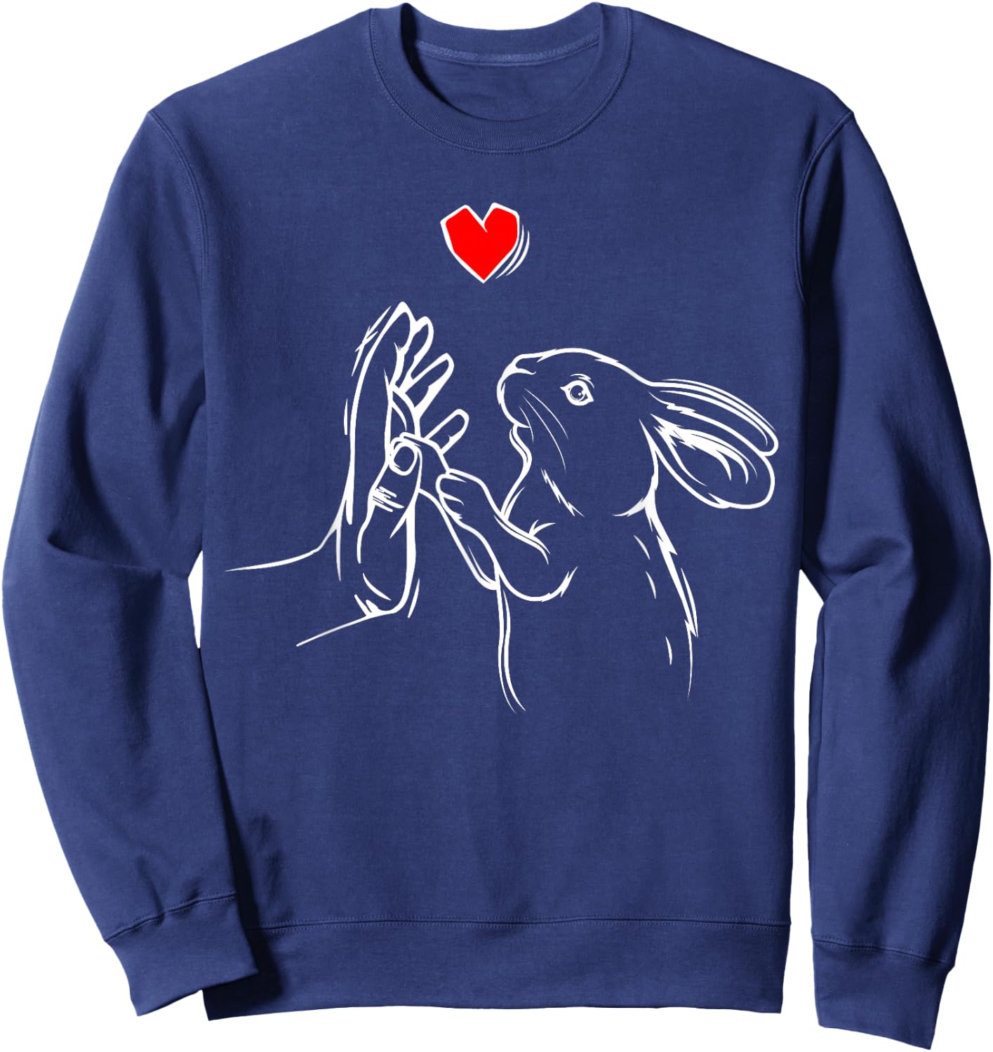 Rabbit Love Rabbit Sweatshirt - Sweatshirt | Navy