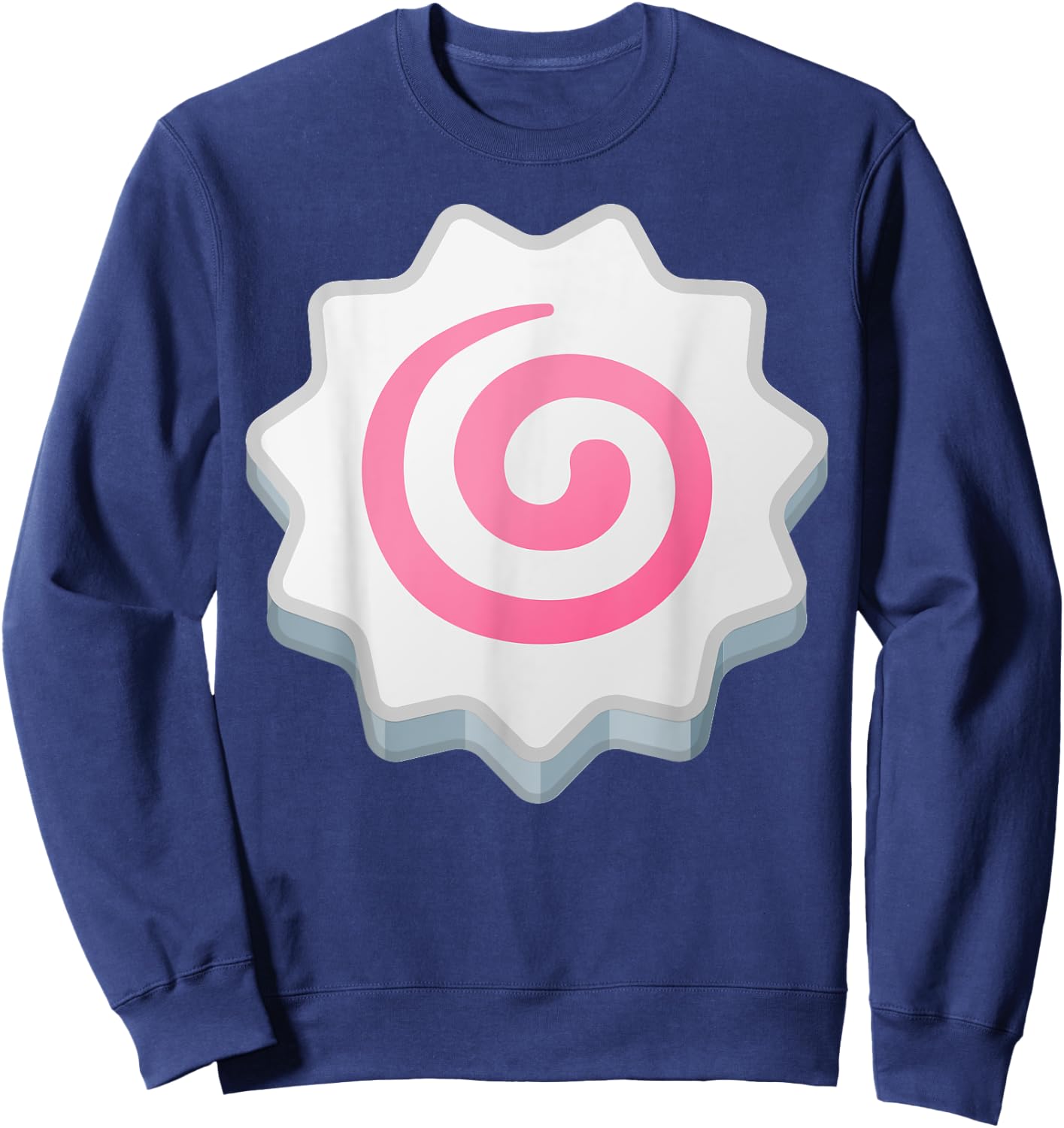 Narutomaki Japanese Fish cake with Swirl Sweatshirt - Sweatshirt | Navy