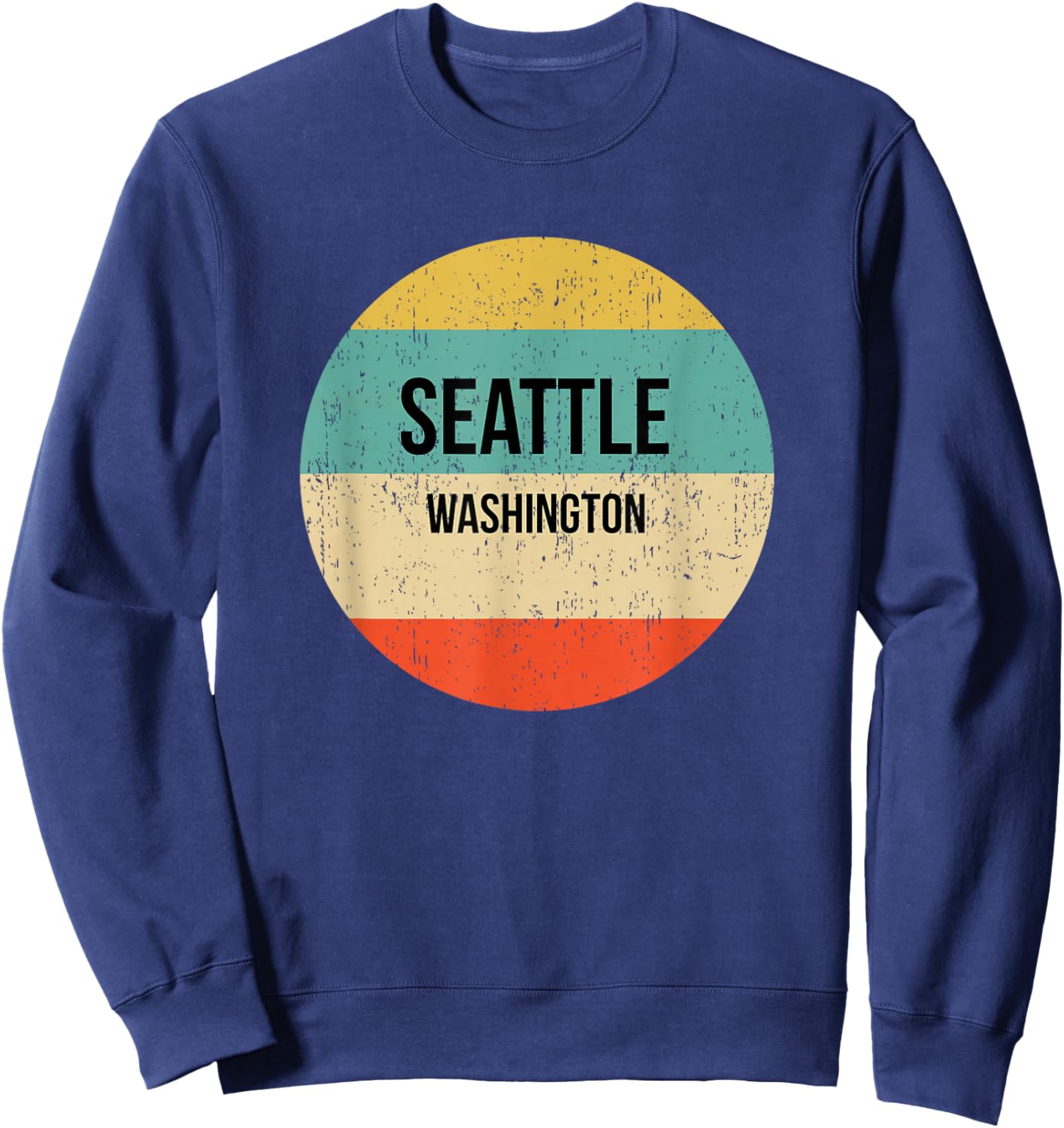Seattle Washington Shirt | Seattle Sweatshirt - Sweatshirt | Navy