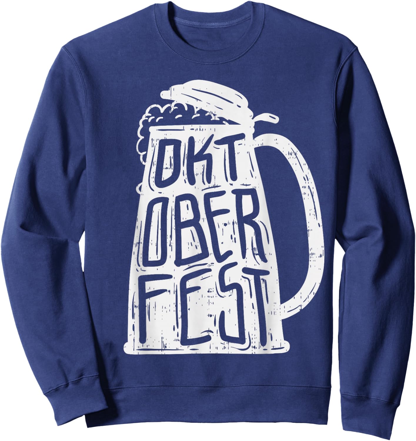 Oktoberfest Beer Mug Shirt OktoBeerFest German Drinking Gift Sweatshirt - Sweatshirt | Navy