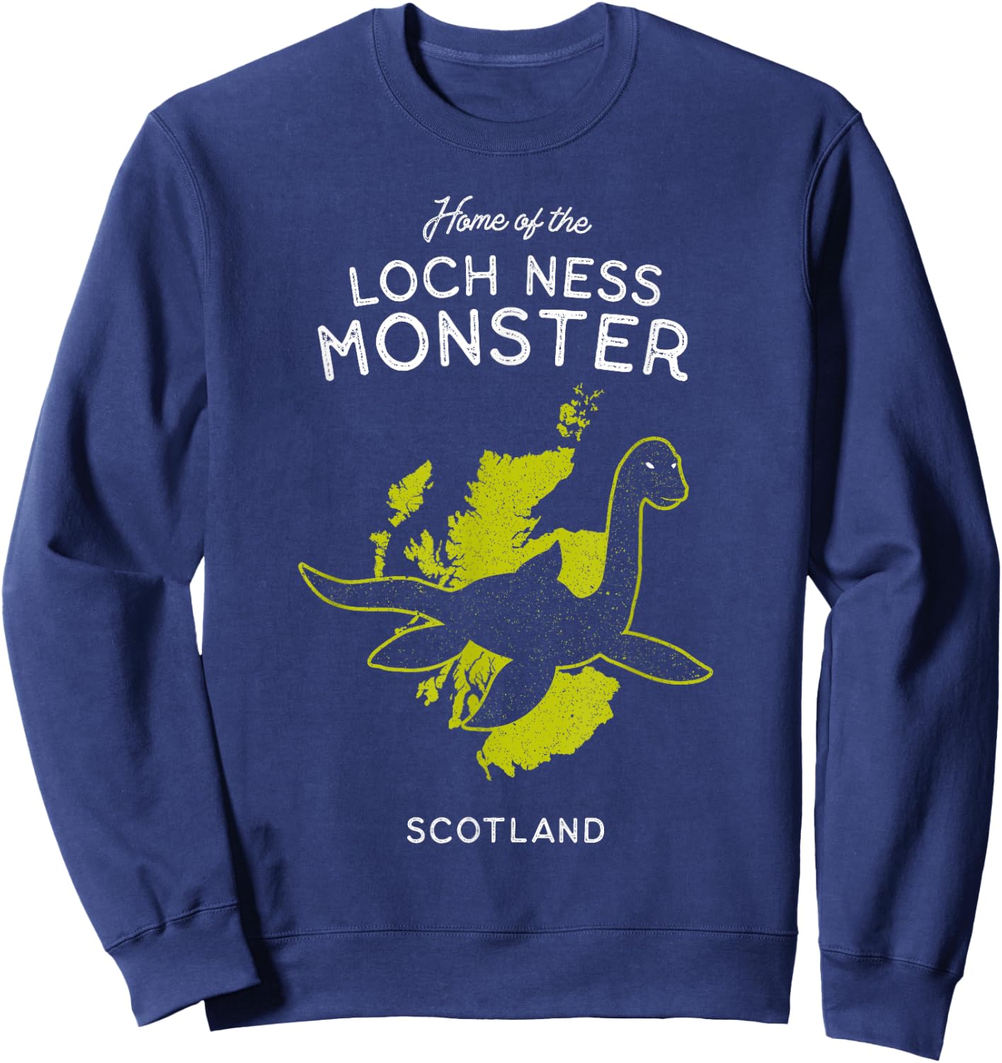 Home of the Loch Ness Monster – Scotland UK Cryptid Sweatshirt - Sweatshirt | Navy