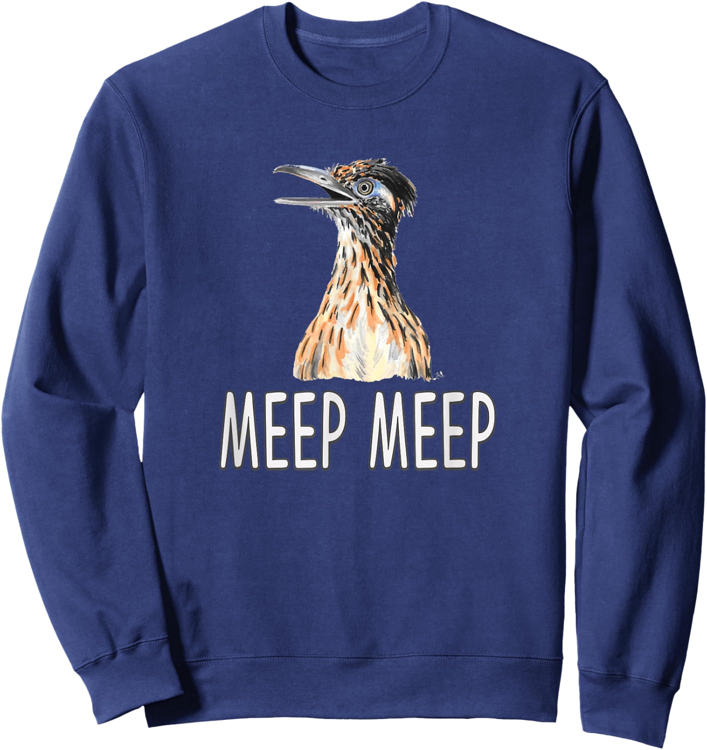 Meep Roadrunner Bird Beep Sweatshirt - Sweatshirt | Navy