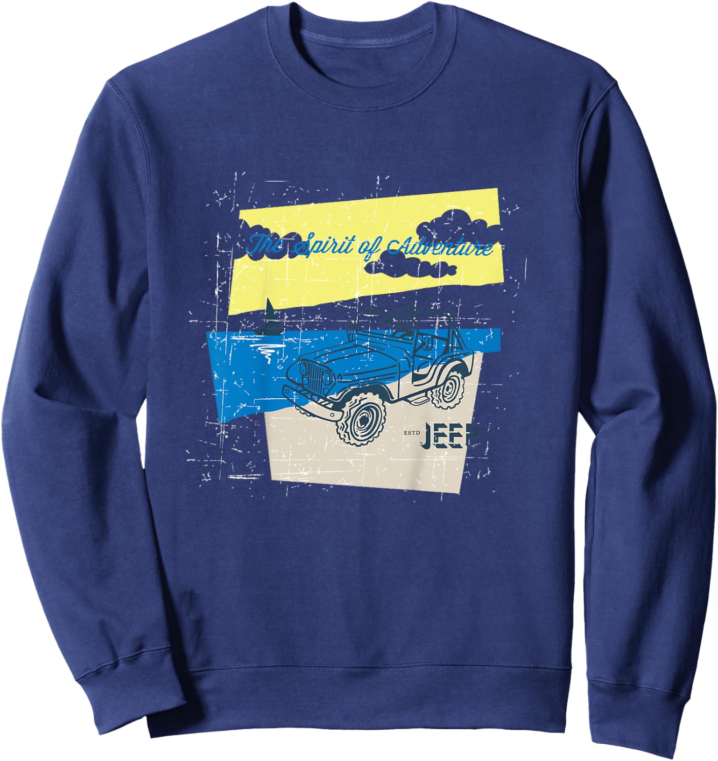 Kids Jeep Spirit of Adventure Sweatshirt - Sweatshirt | Navy