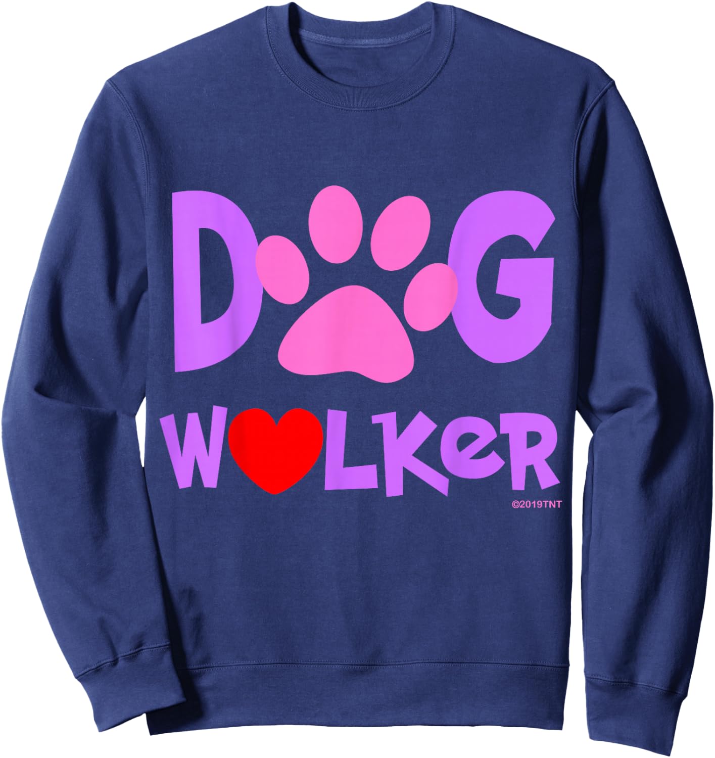 Official Dog Walker Sweatshirt - Sweatshirt | Navy
