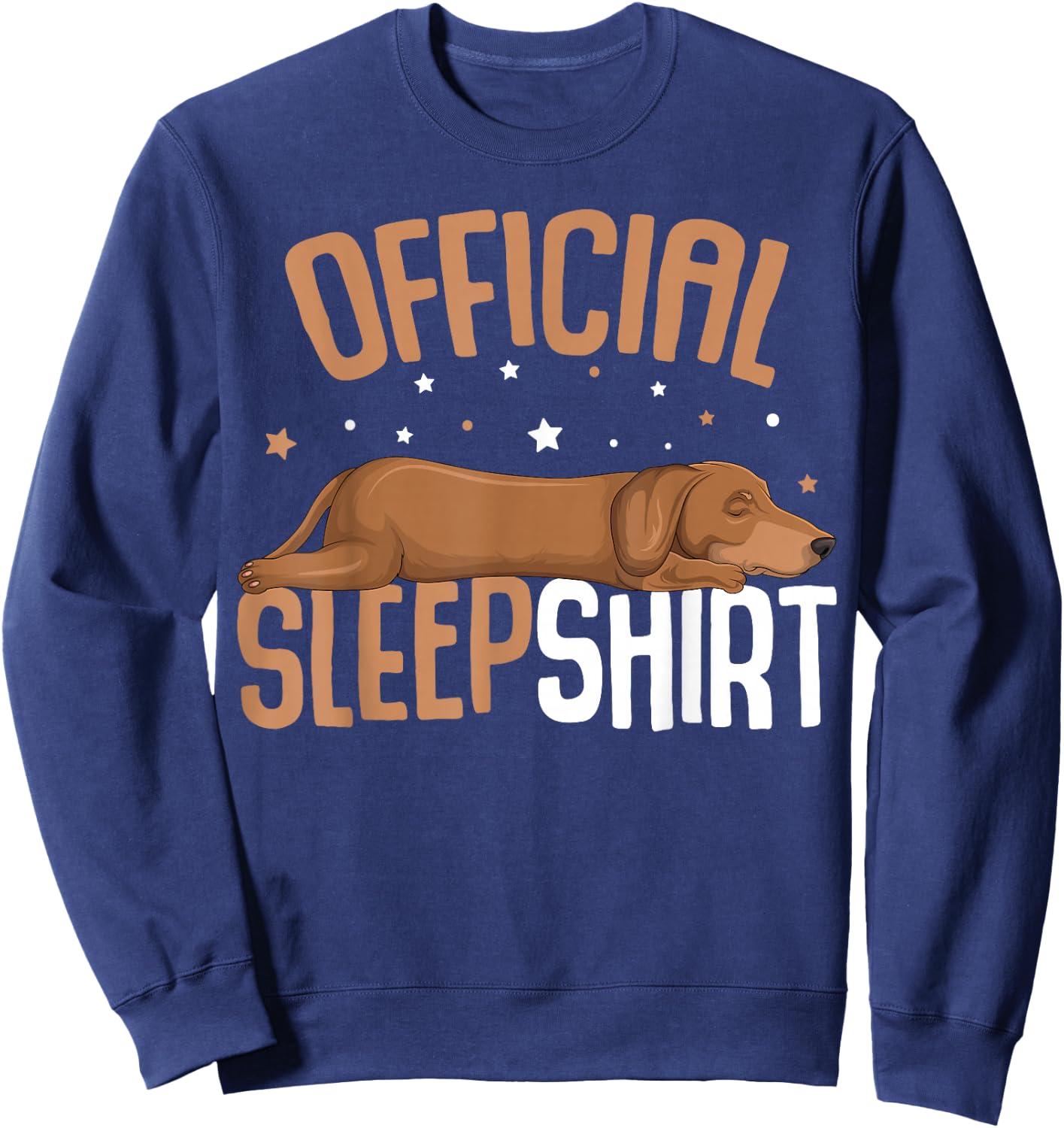 Dachshund Weiner Dog Official Sleepshirt Women Girls Kids Sweatshirt - Sweatshirt | Navy