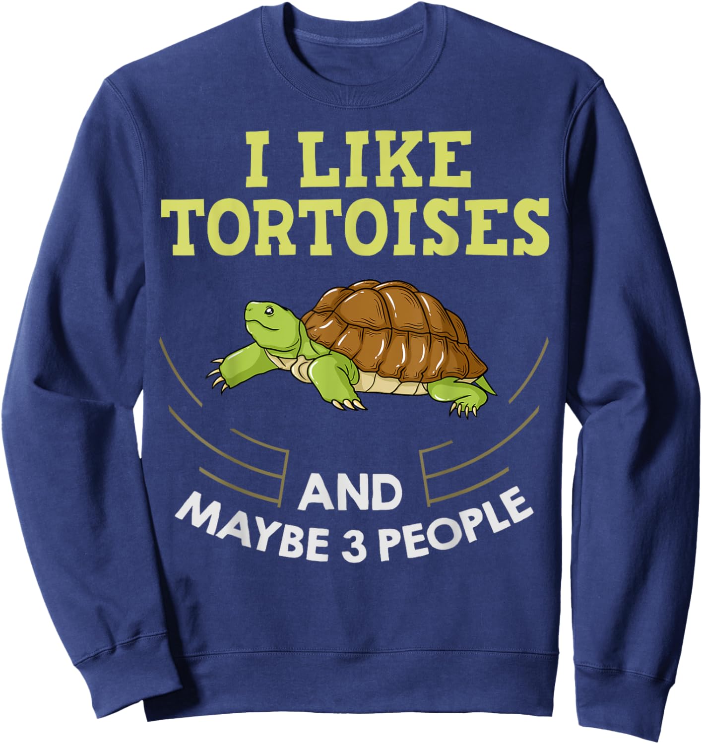 Russian Tortoise Gift African Sulcata Habitat Sweatshirt - Sweatshirt | Navy