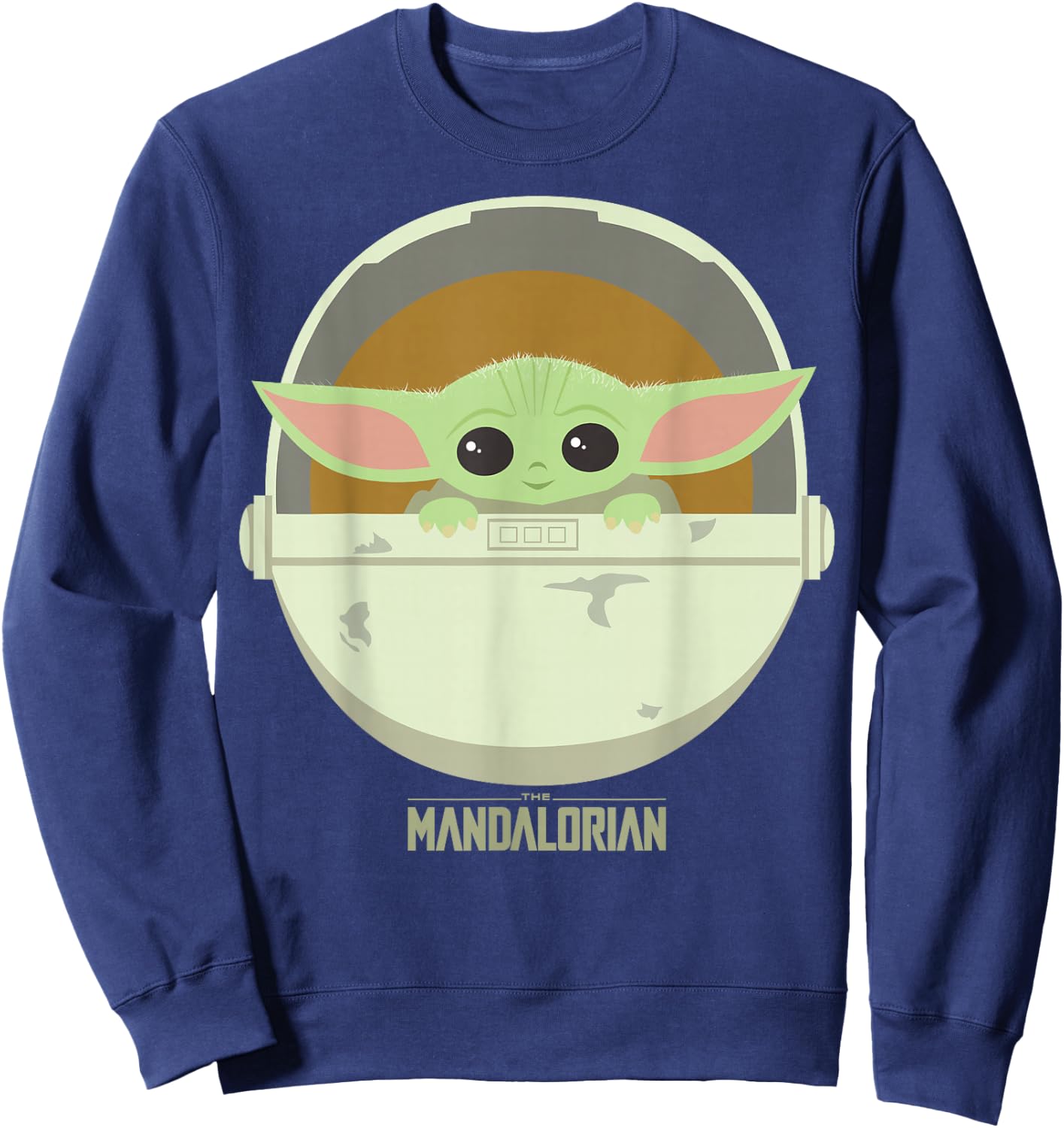 Star Wars The Mandalorian The Child Bassinet Portrait Sweatshirt - Sweatshirt | Navy