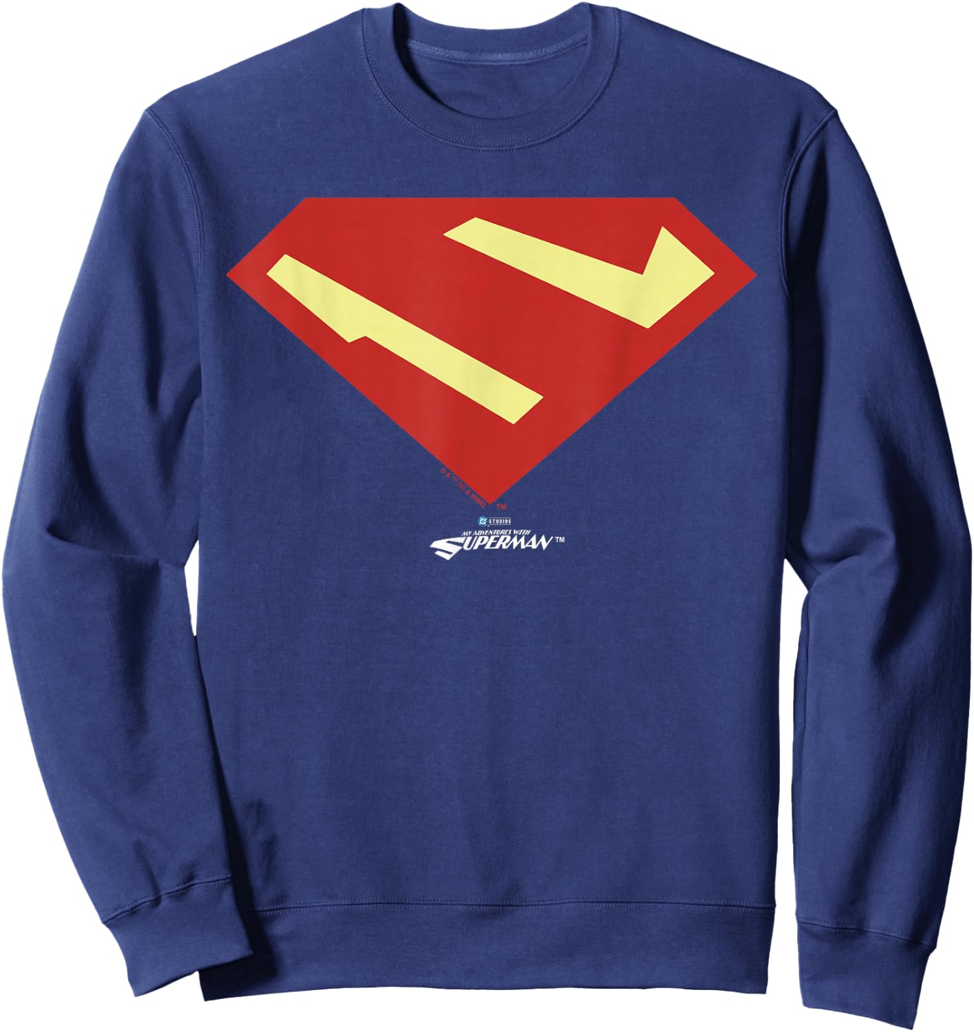 My Adventures with Superman Shield Sweatshirt - Sweatshirt | Navy