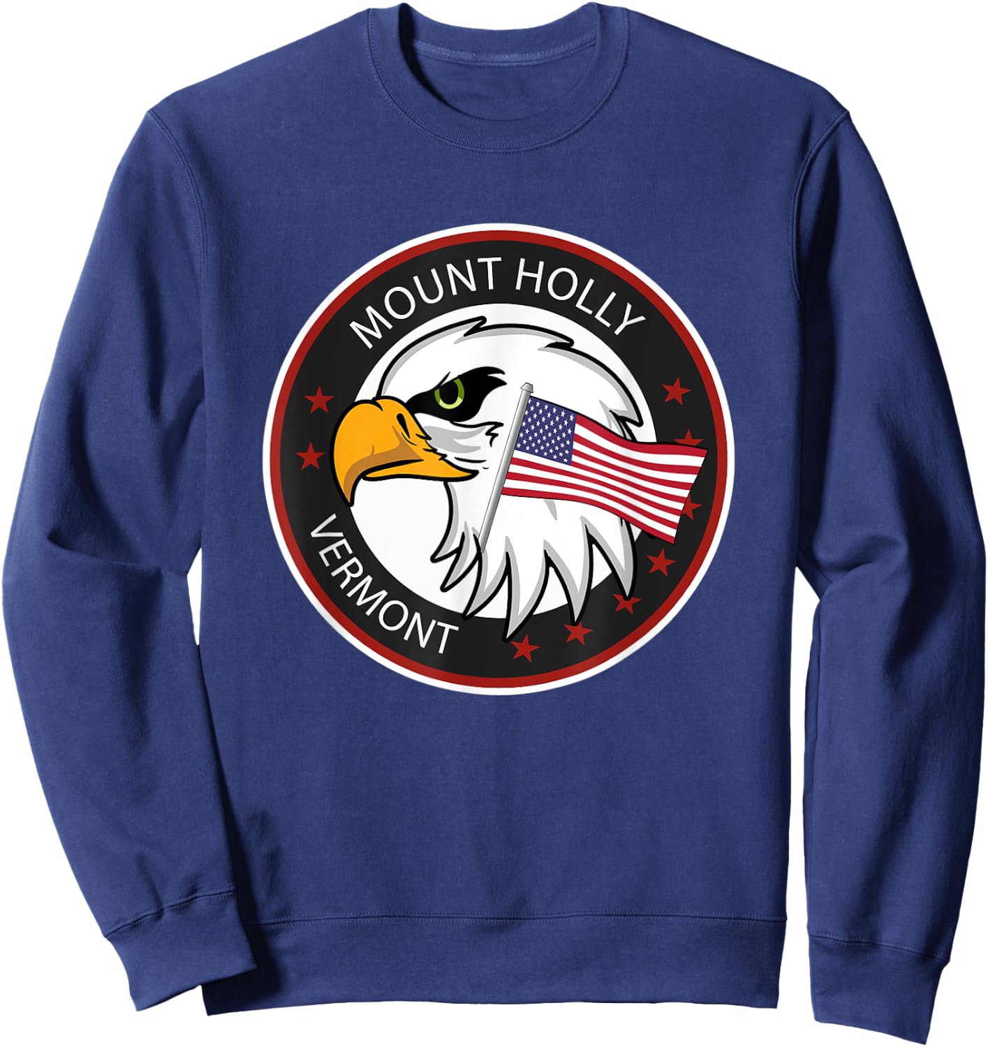 Mount Holly VT Vermont Sweatshirt - Sweatshirt | Navy