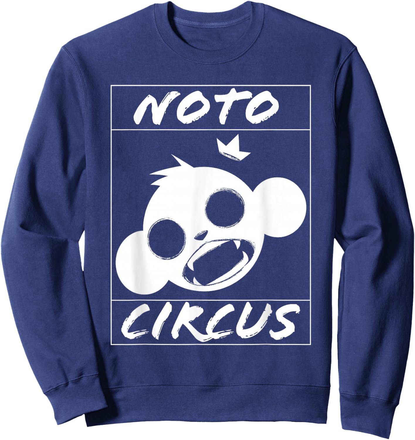 Noto Circus, Monkey King Logo Sweatshirt - Sweatshirt | Navy