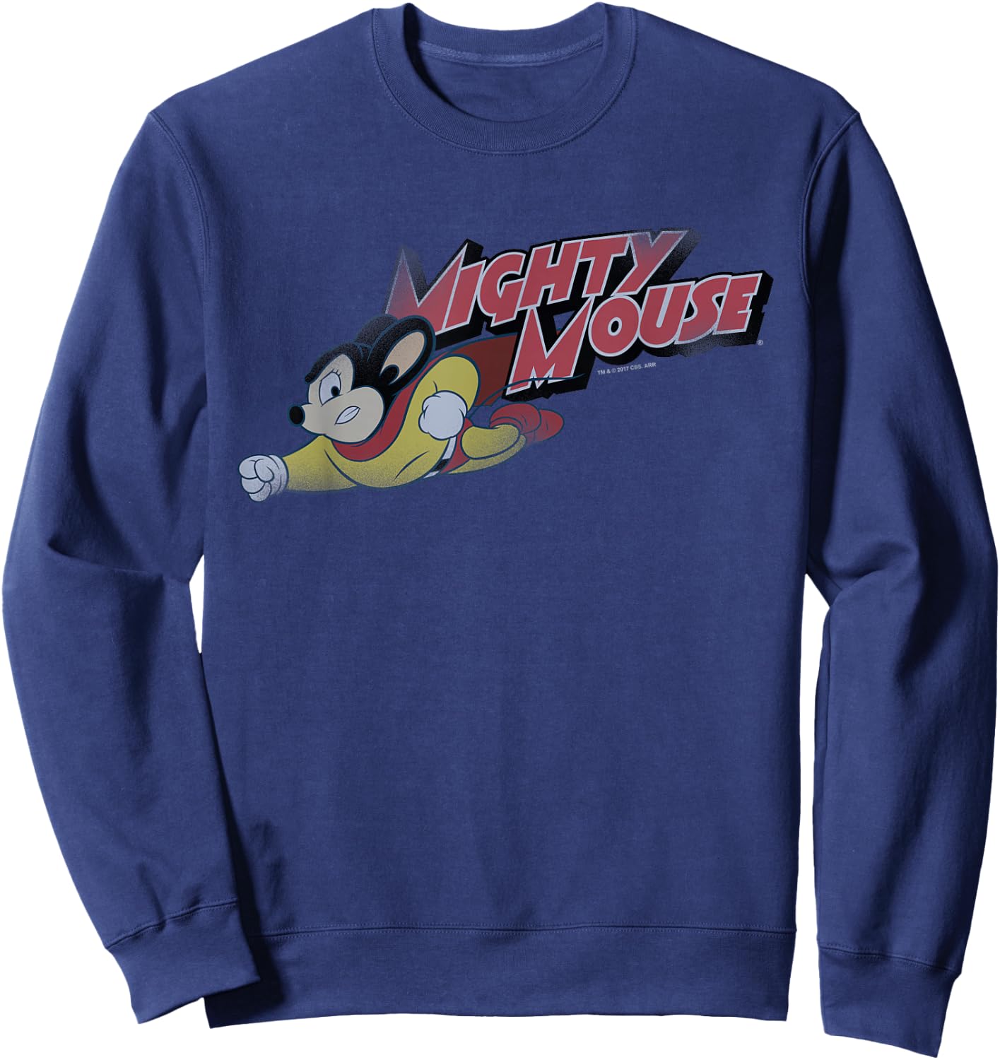 Mighty Mouse Mighty Retro Sweatshirt - Sweatshirt | Navy