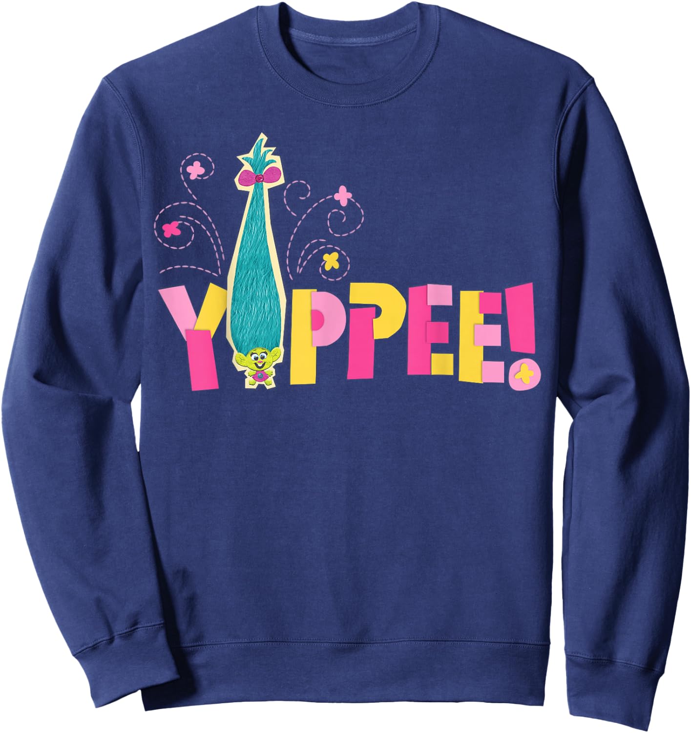 DreamWorks' Trolls Yippee! Smidge Sweatshirt - Sweatshirt | Navy
