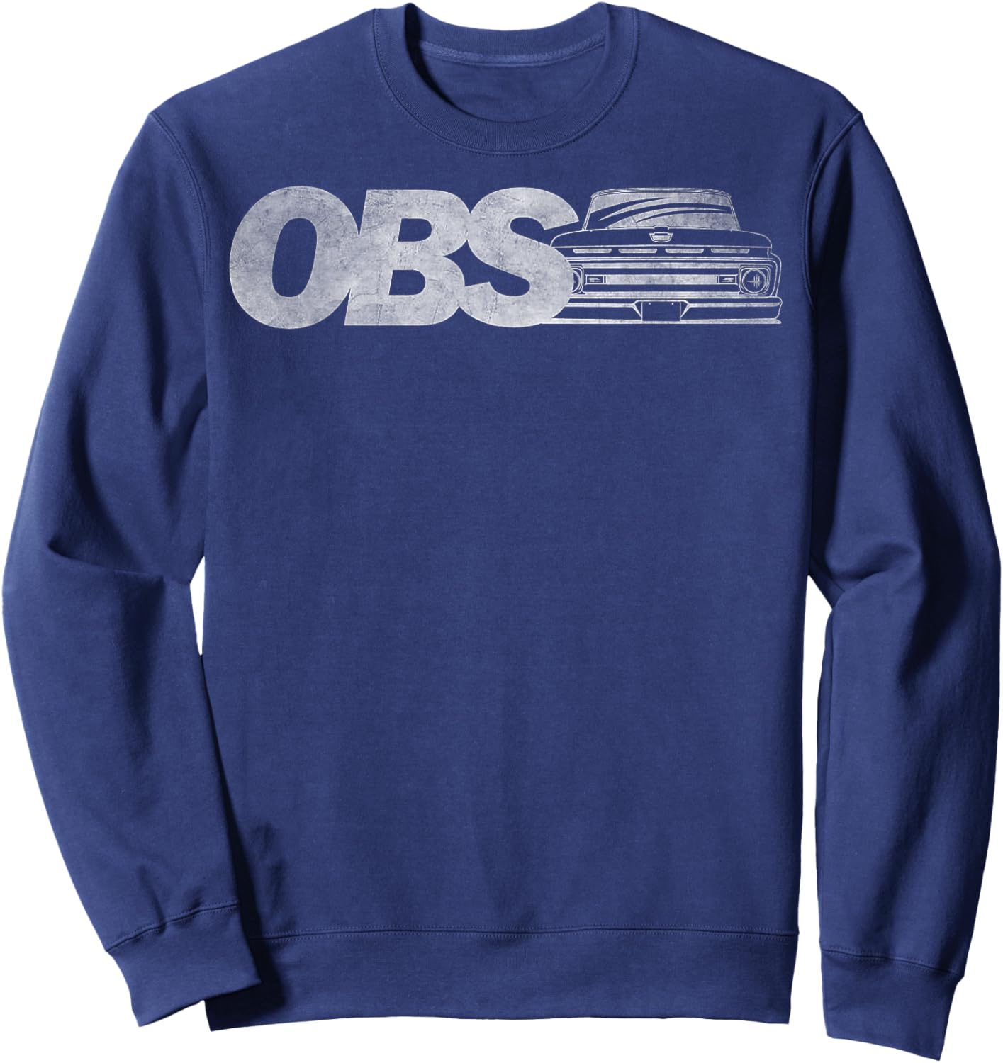 OBS Old Body Style 1960's Truck low vintage style Sweatshirt - Sweatshirt | Navy