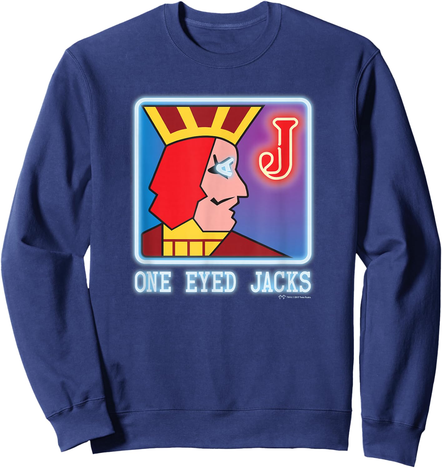 Twin Peaks One Eyed Jacks Sweatshirt - Sweatshirt | Navy