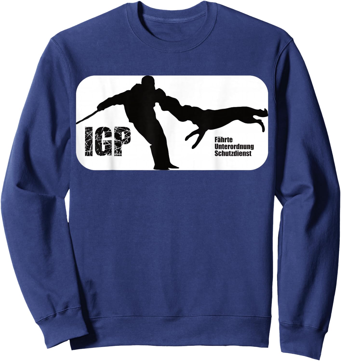 IGP Logo Protective Dog Sports Dog Training Sweatshirt - Sweatshirt | Navy