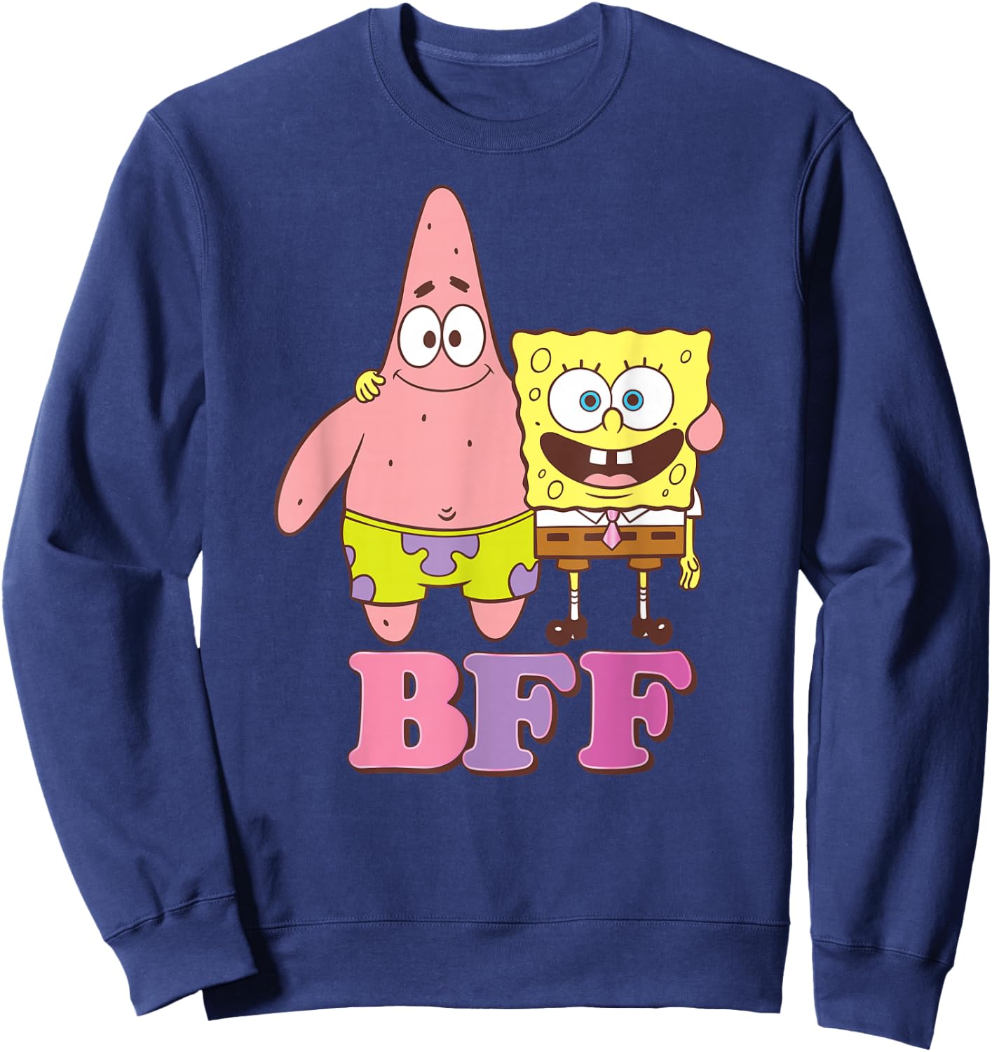 Spongebob Squarepants - and Patrick BFF Sweatshirt - Sweatshirt | Navy