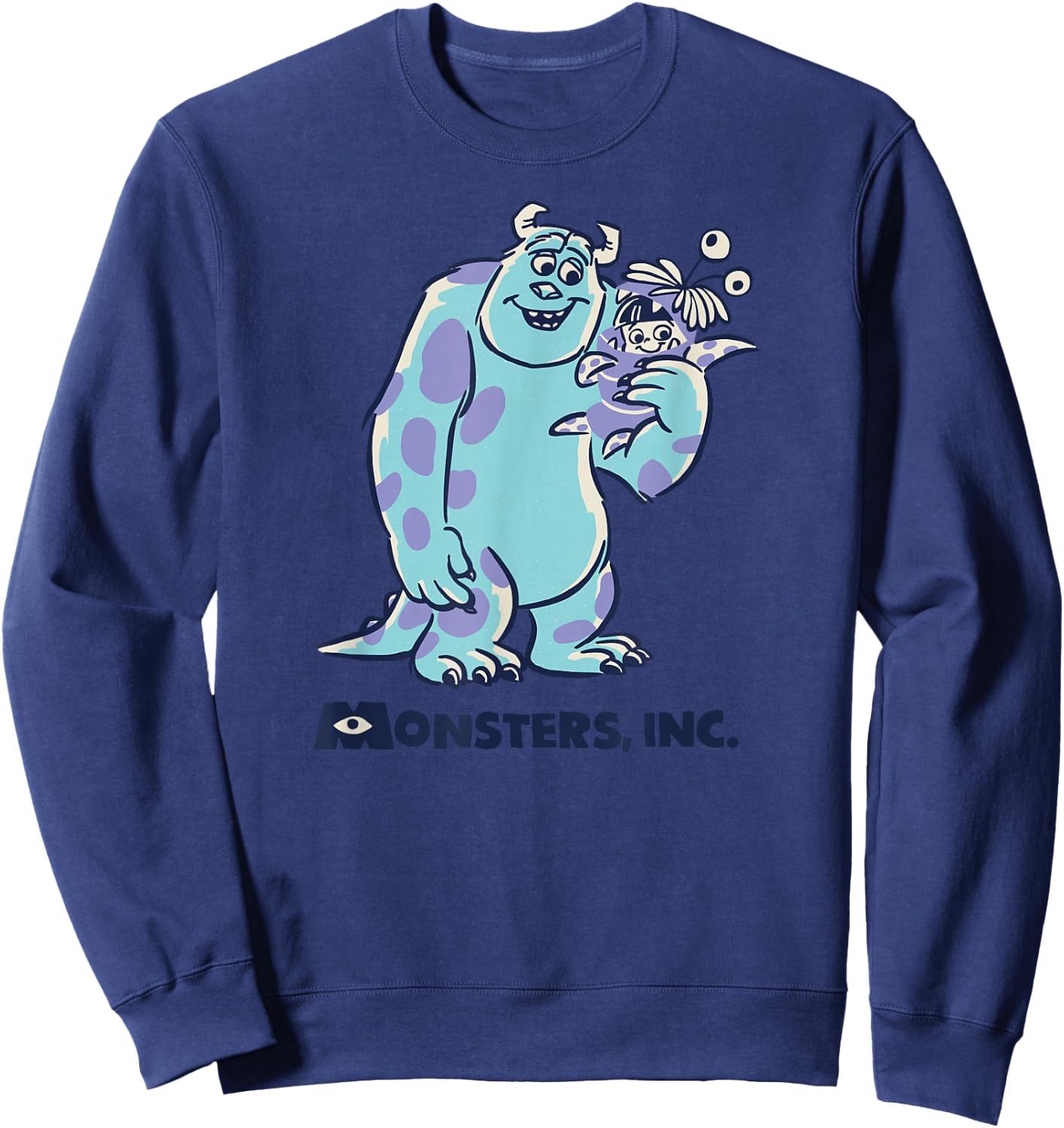 Disney PIXAR Monsters Inc. Sulley and Boo Smiles Sweatshirt - Sweatshirt | Navy