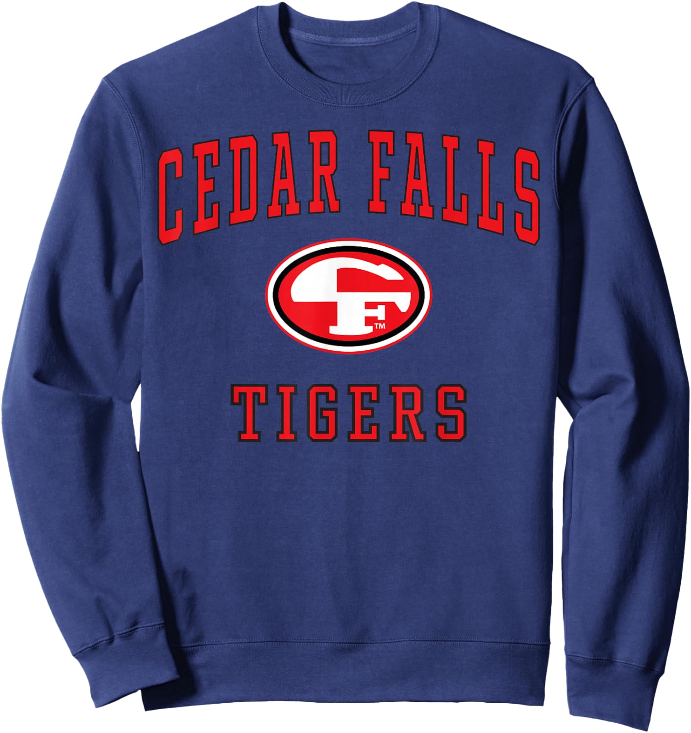 Cedar Falls High School Tigers C1 Sweatshirt - Sweatshirt | Navy