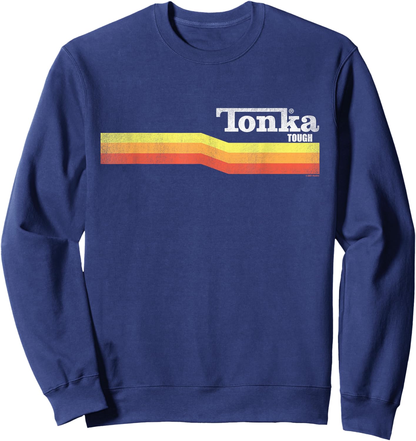 Tonka Tonka Tough Stripe Logo Sweatshirt - Sweatshirt | Navy