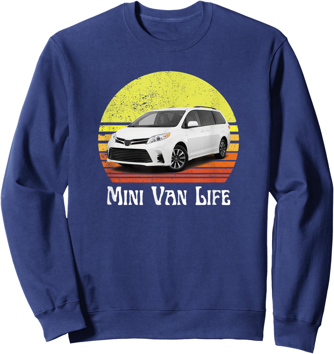 Mini Van Life Soccer Mom Dad Parent For Parents Sweatshirt - Sweatshirt | Navy