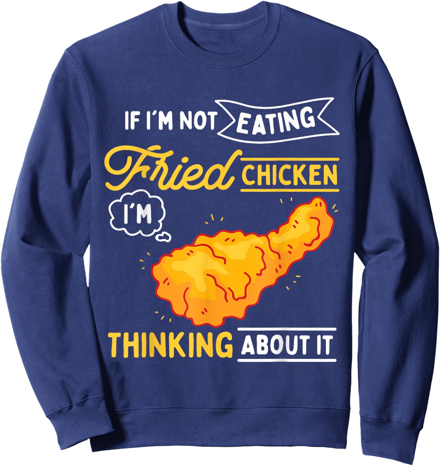 Fried Chicken Sweatshirt - Sweatshirt | Navy