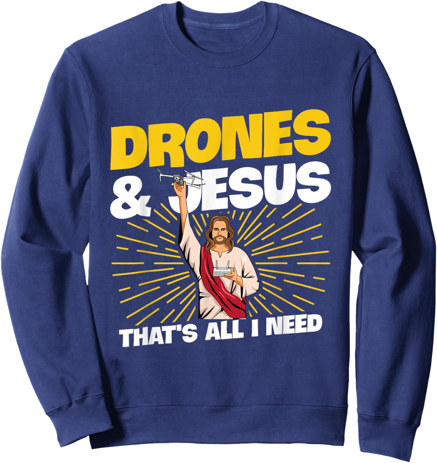 Quadcopter Design for a Drone Pilot Sweatshirt - Sweatshirt | Navy