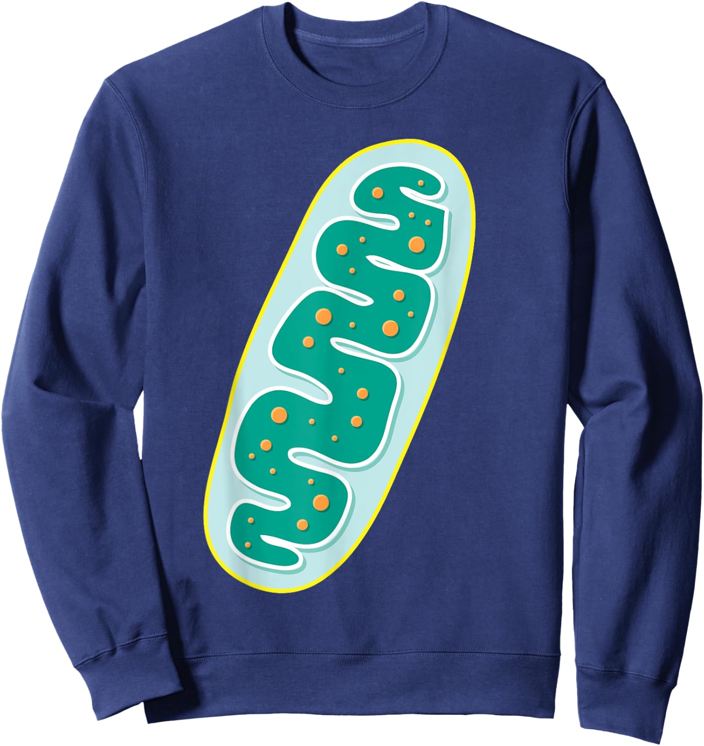 DIY Mitochondria Costume Funny Biology Teacher Halloween Sweatshirt - Sweatshirt | Navy