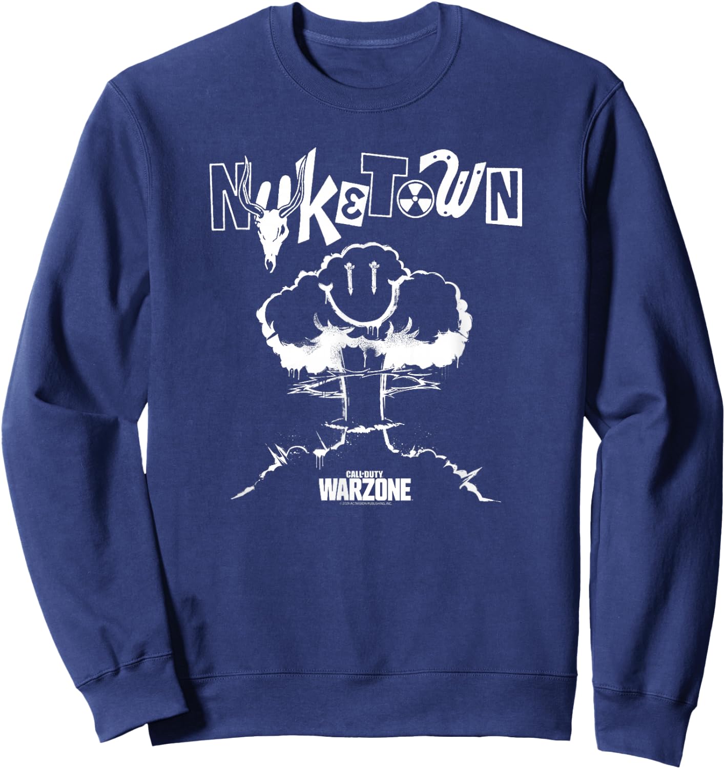 Call of Duty Nuketown Smile Explosion Sweatshirt - Sweatshirt | Navy