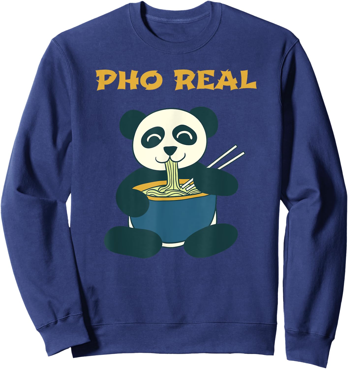 Pho Shirt Pho Sho Panda Sweatshirt - Sweatshirt | Navy