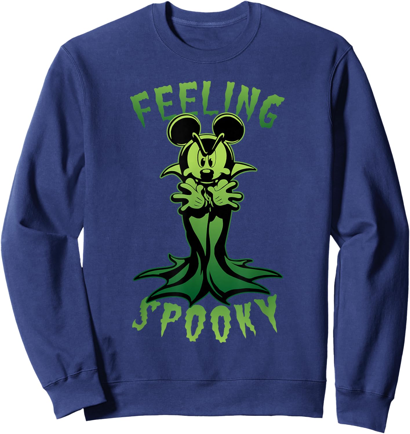 Disney Mickey Mouse Dracula Feeling Spooky Sweatshirt - Sweatshirt | Navy