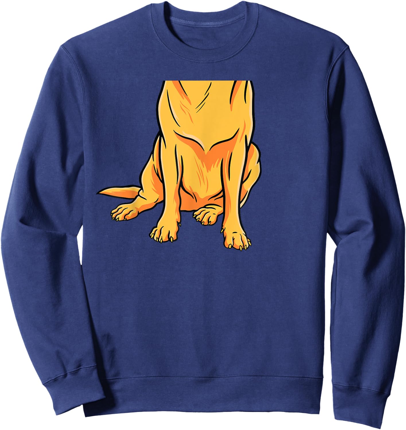 Golden Retriever Lazy Halloween Costume Funny Dog Puppy Pet Men Women Girls Kids Sweatshirt - Sweatshirt | Navy