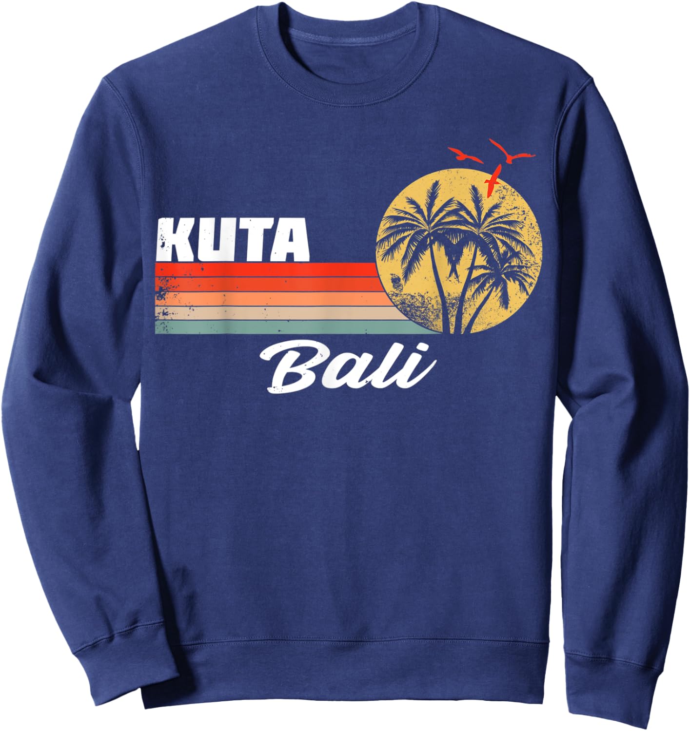 Bali Surfer I Indonesia Surfing I Bali Surf I Kuta Surf Sweatshirt - Sweatshirt | Navy