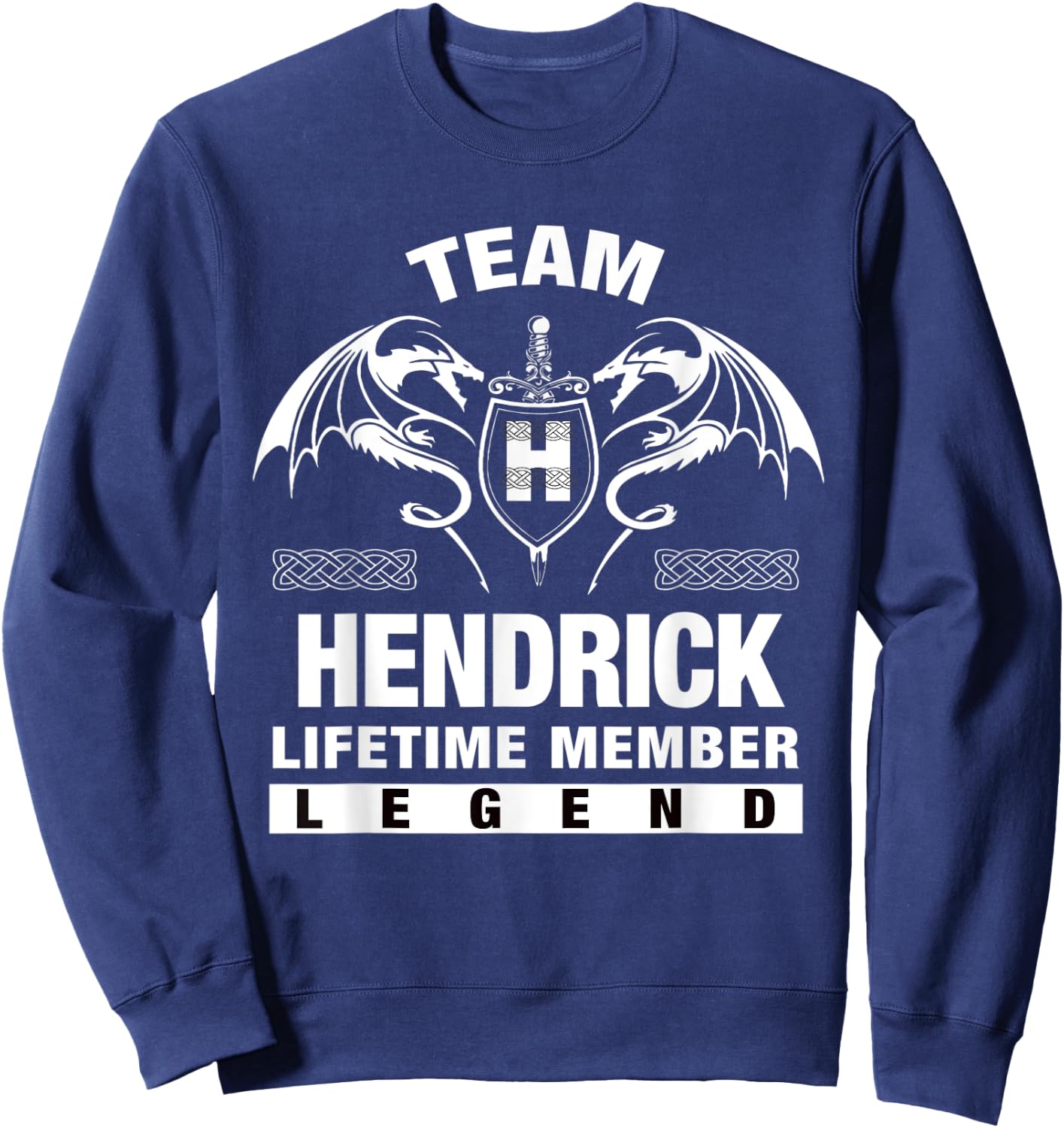 Team HENDRICK Lifetime Member Gifts Sweatshirt - Sweatshirt | Navy