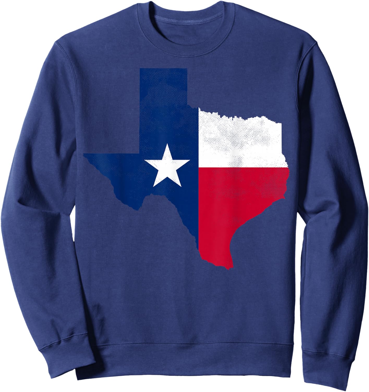 Texas State USA Distressed Flag Grunge Women Men Kids Texas Sweatshirt - Sweatshirt | Navy
