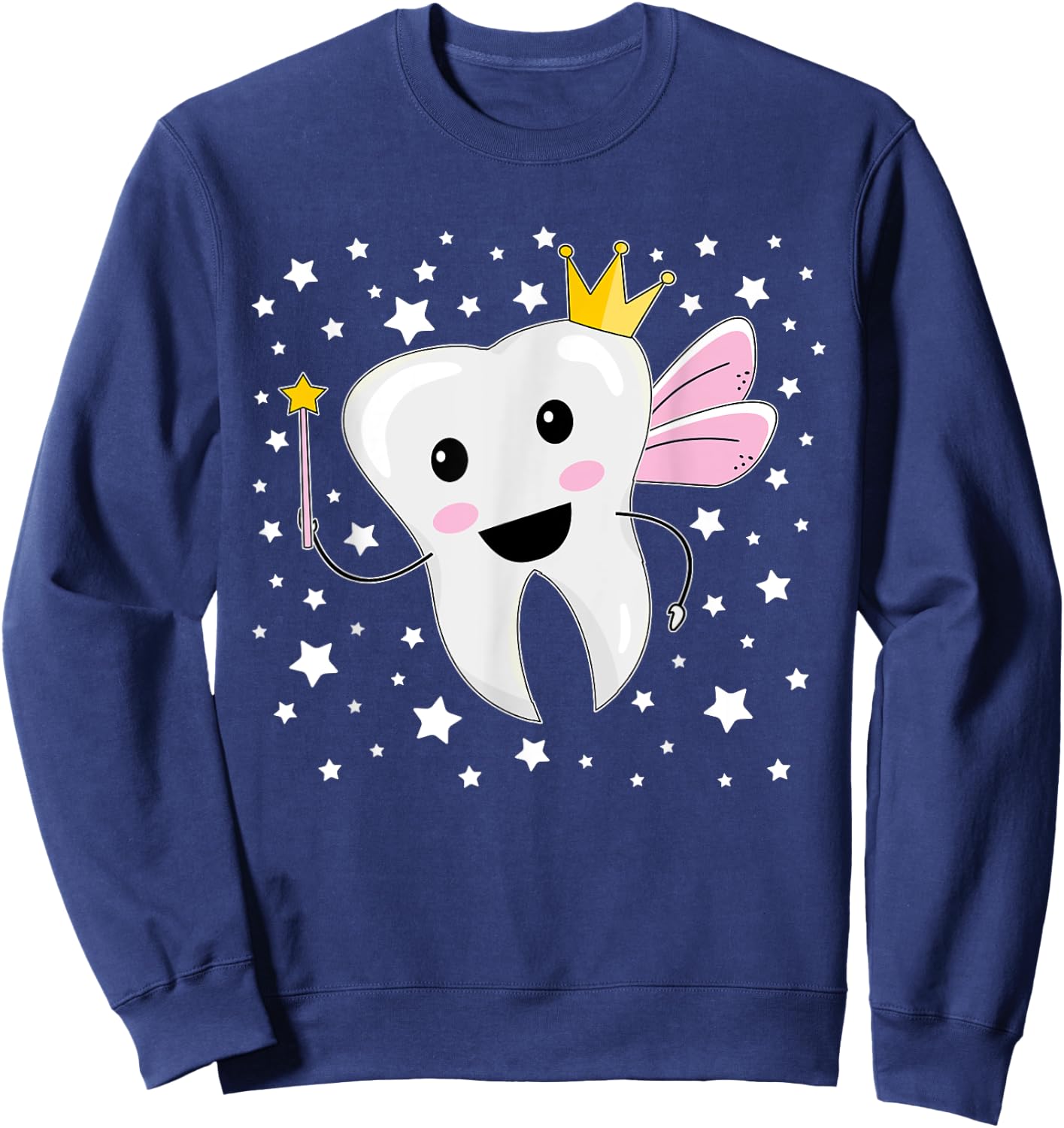 Tooth Fairy Halloween Costume Dental Assistant Dentist Sweatshirt - Sweatshirt | Navy