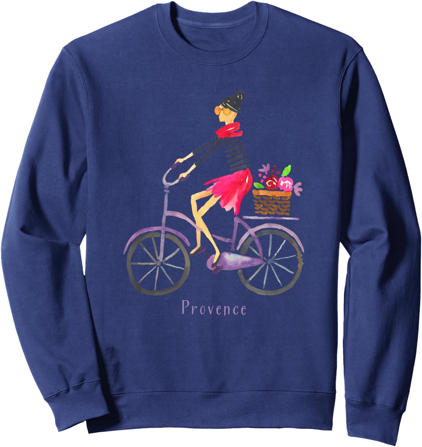 Provence France Cycling Bicycle French Sweatshirt - Sweatshirt | Navy